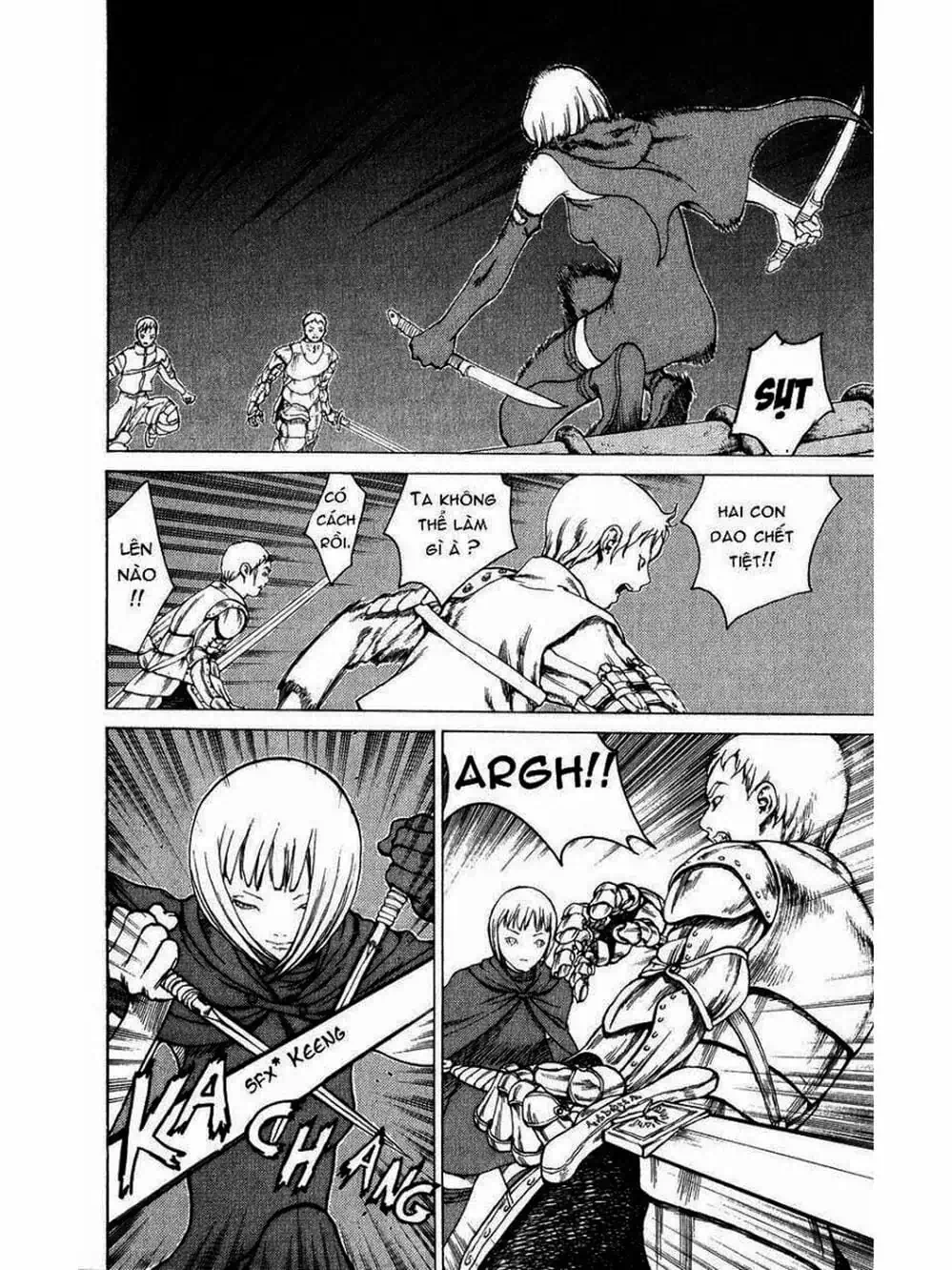 Truyện Tranh Claymore Mắt Bạc trang 4