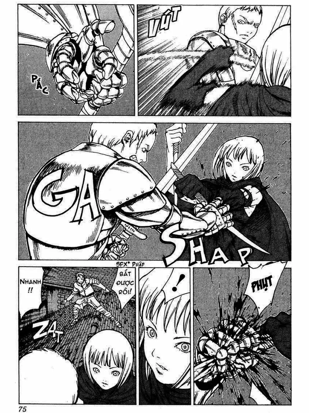 Truyện Tranh Claymore Mắt Bạc trang 4