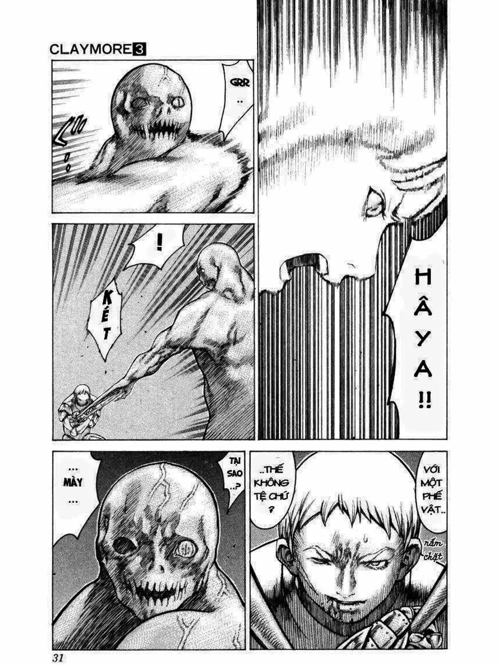 Truyện Tranh Claymore Mắt Bạc trang 4