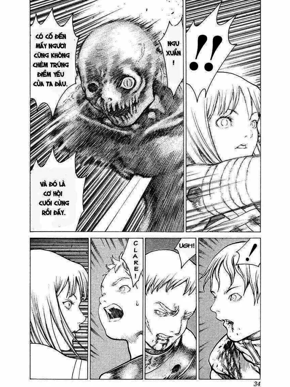 Truyện Tranh Claymore Mắt Bạc trang 4