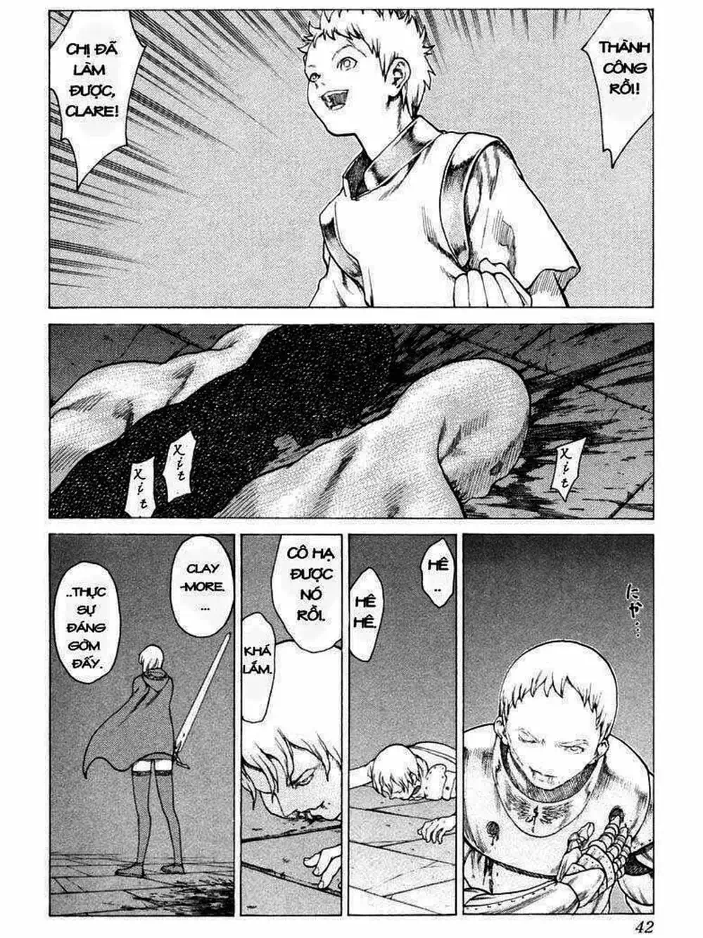 Truyện Tranh Claymore Mắt Bạc trang 4