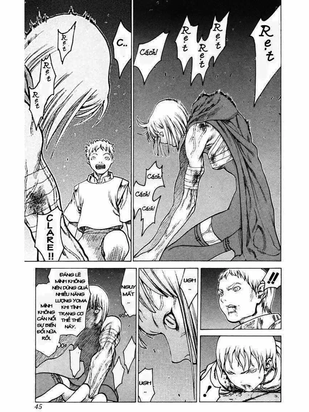 Truyện Tranh Claymore Mắt Bạc trang 4