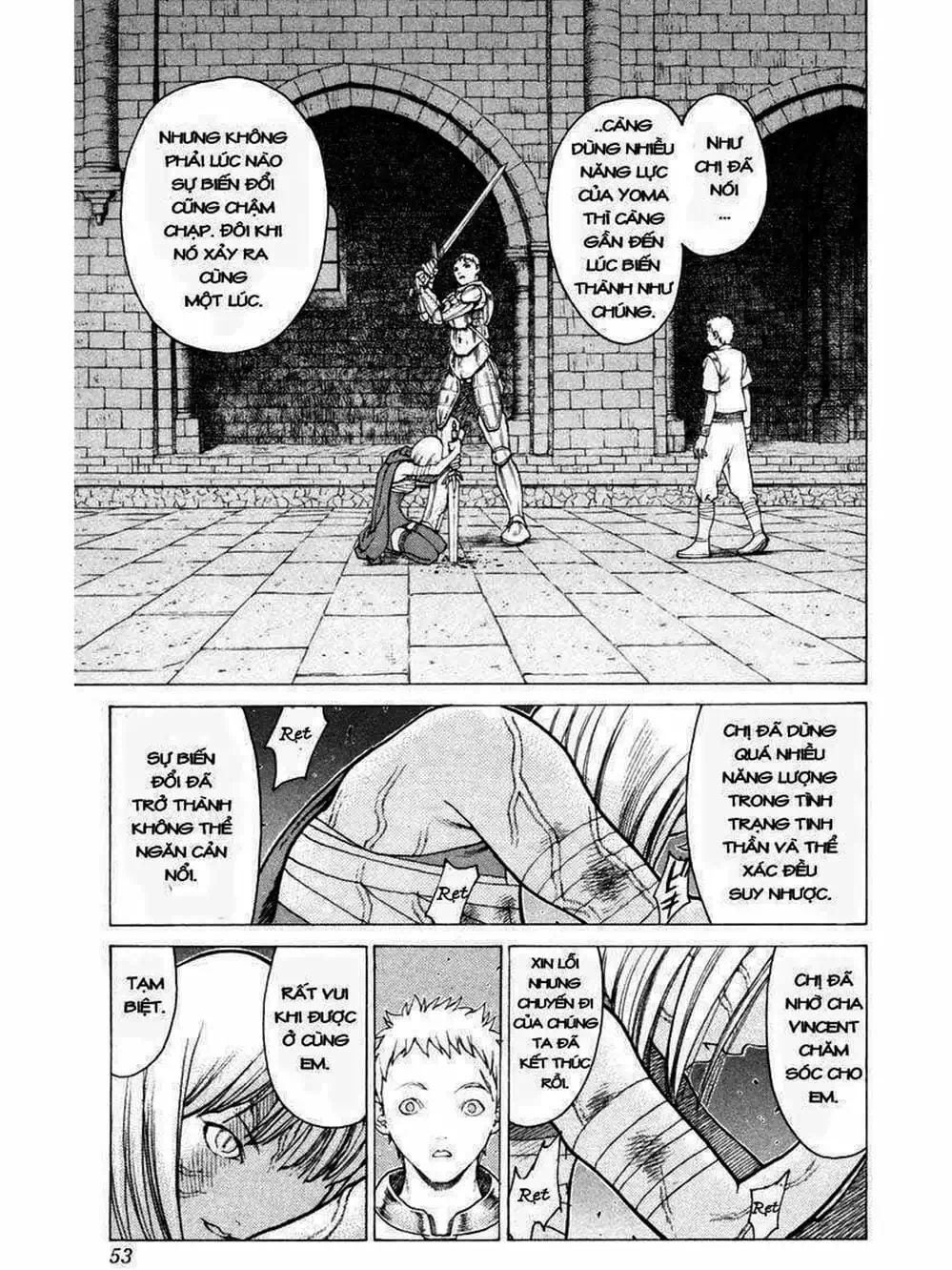 Truyện Tranh Claymore Mắt Bạc trang 4