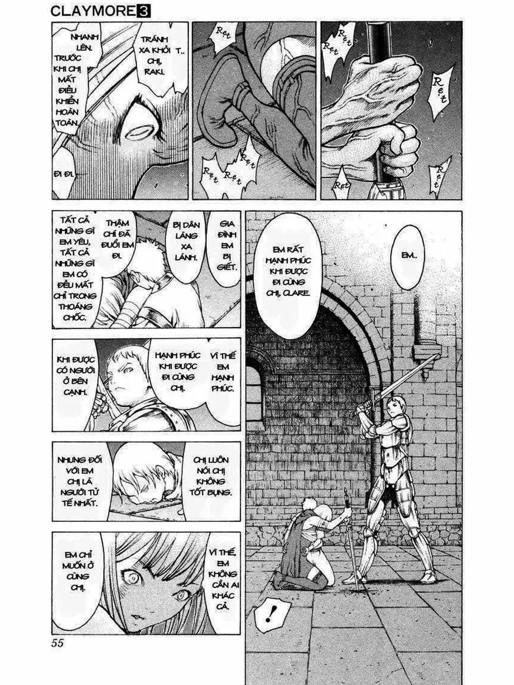 Truyện Tranh Claymore Mắt Bạc trang 4