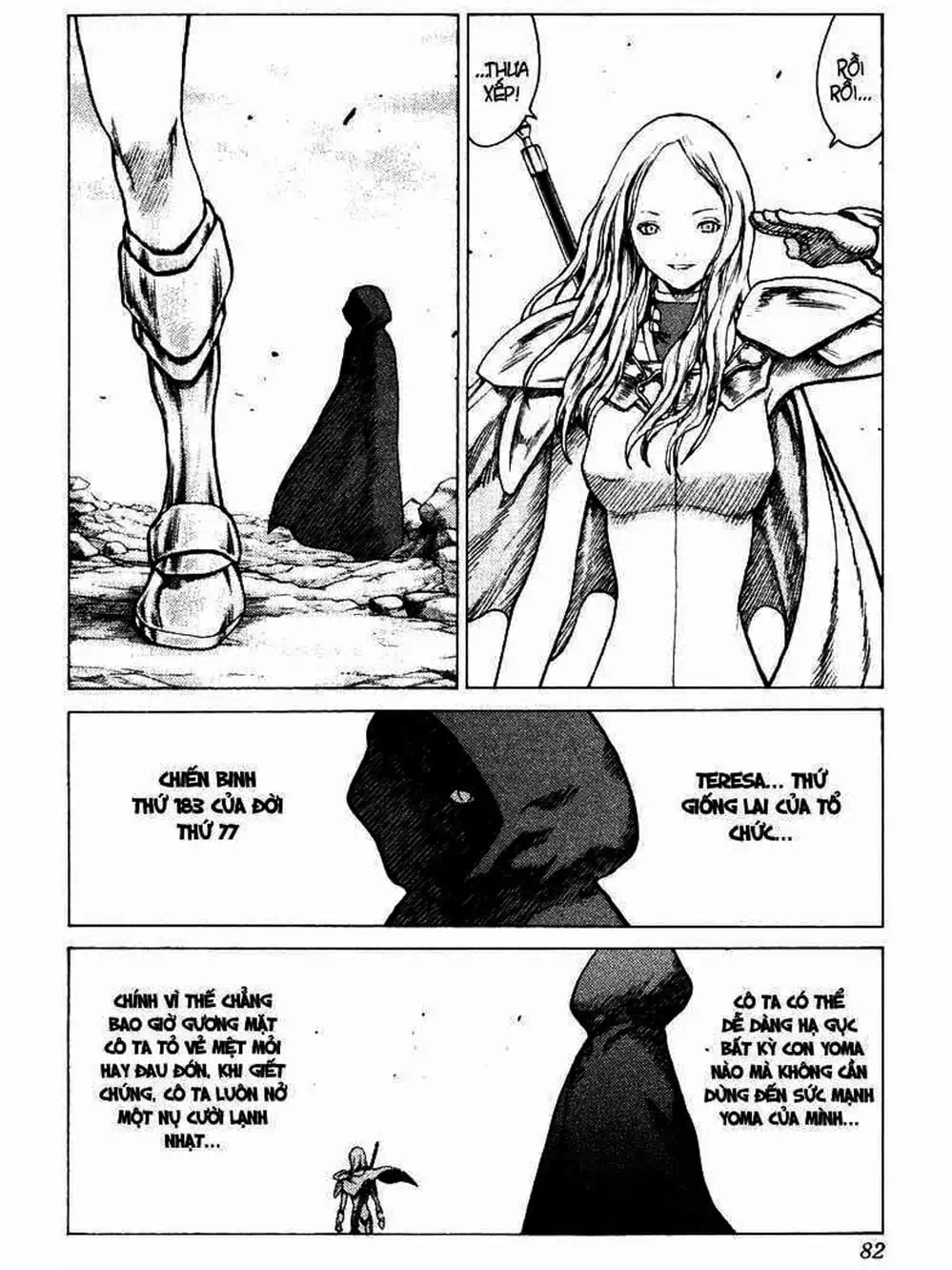 Truyện Tranh Claymore Mắt Bạc trang 4