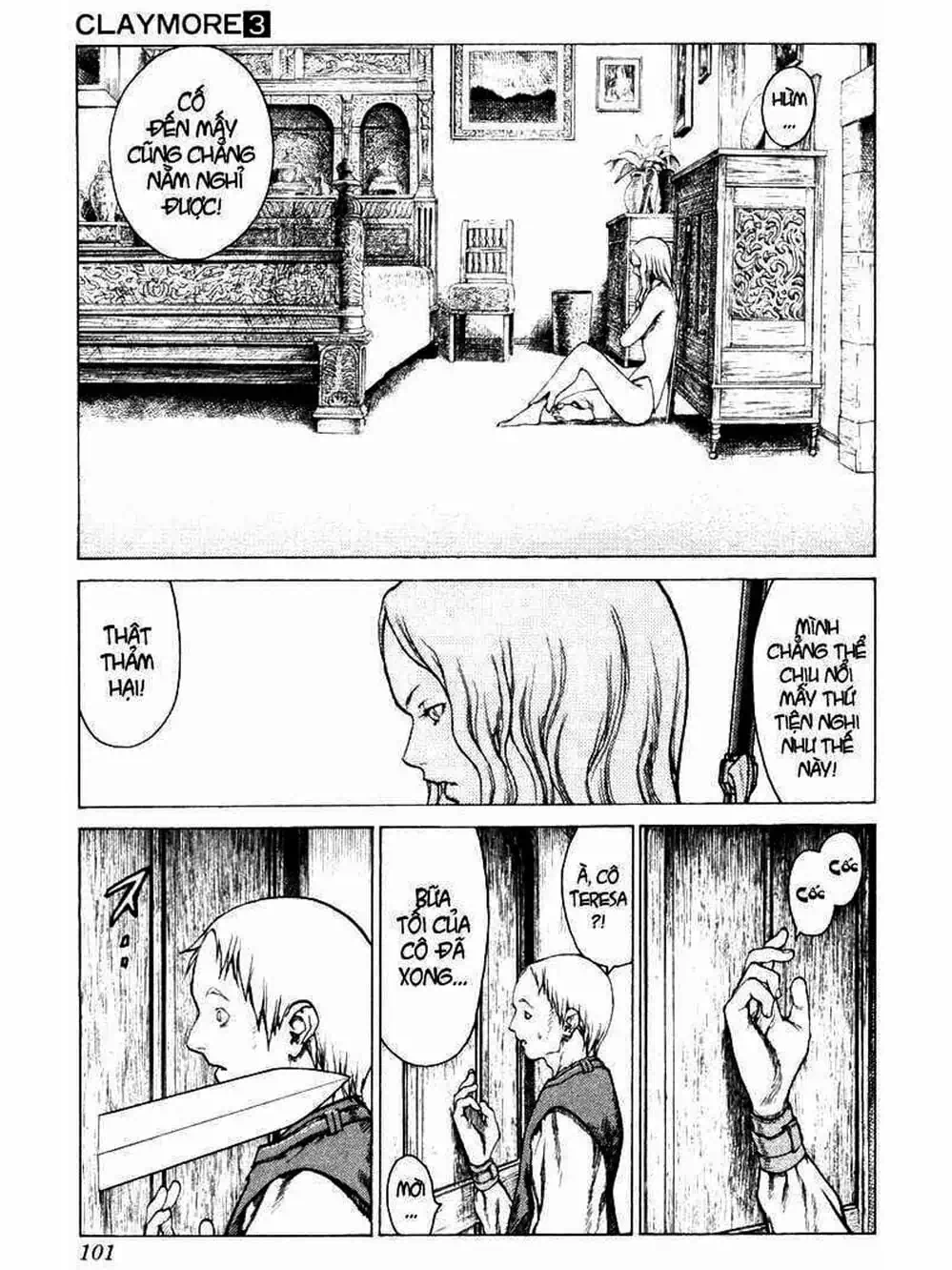 Truyện Tranh Claymore Mắt Bạc trang 4