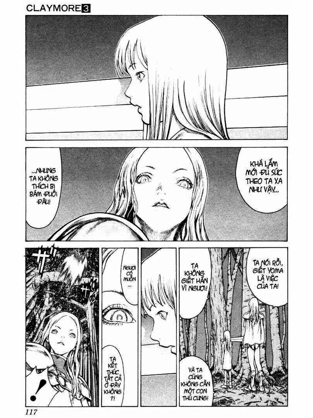 Truyện Tranh Claymore Mắt Bạc trang 4