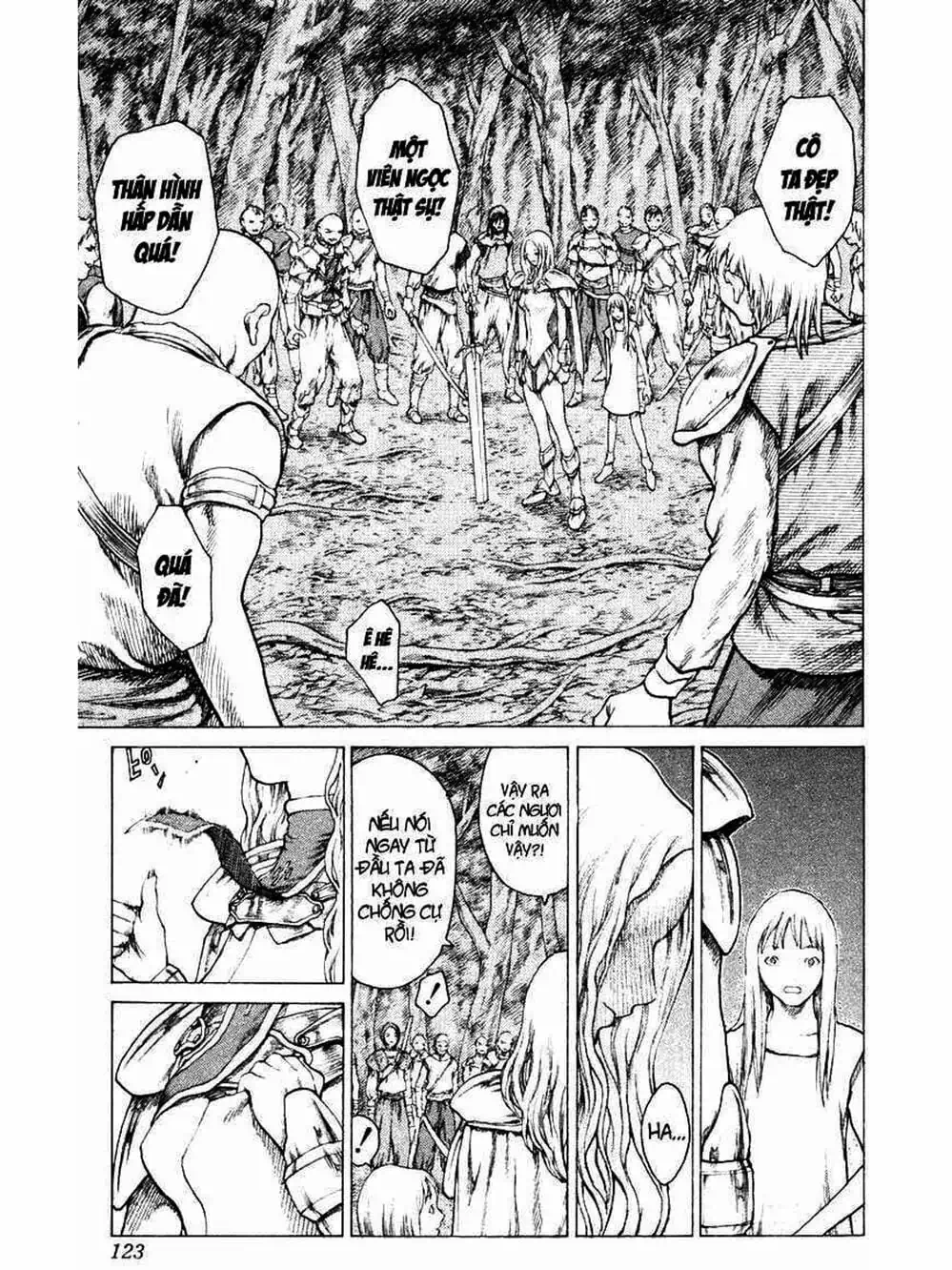 Truyện Tranh Claymore Mắt Bạc trang 4