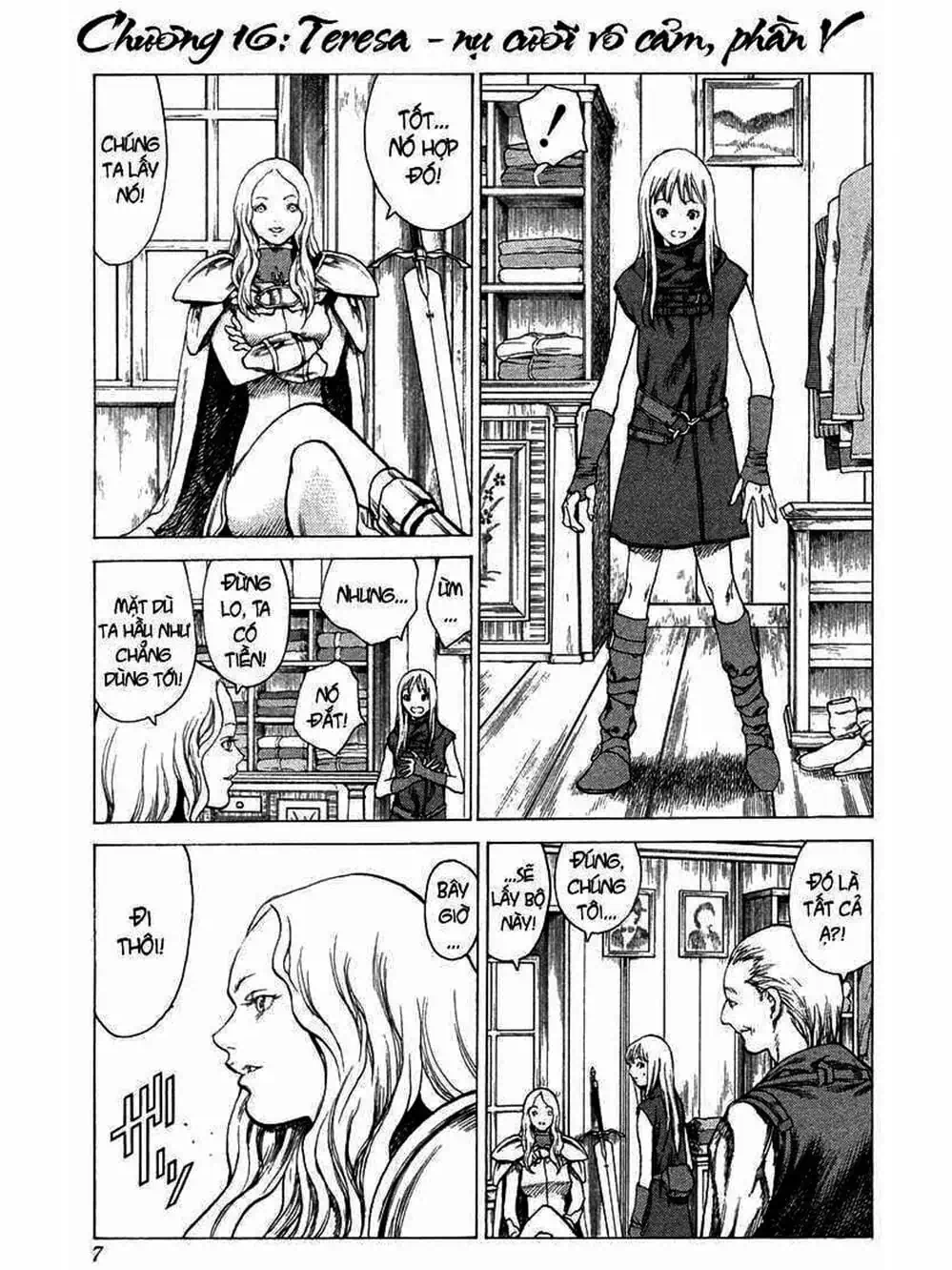 Truyện Tranh Claymore Mắt Bạc trang 4