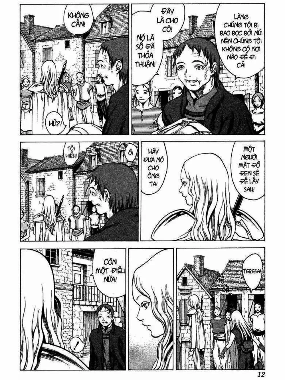 Truyện Tranh Claymore Mắt Bạc trang 4