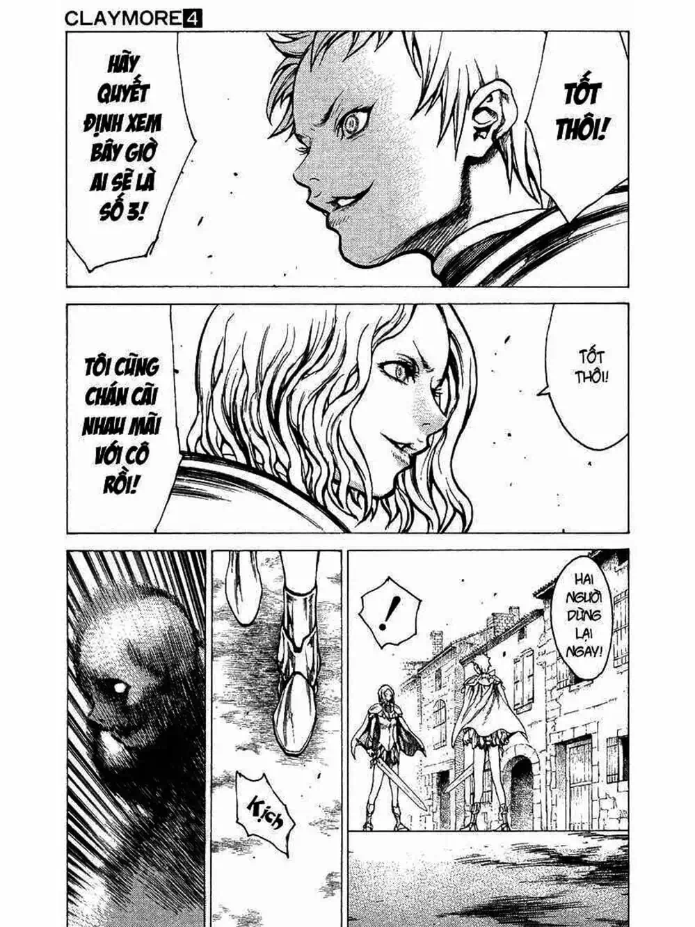 Truyện Tranh Claymore Mắt Bạc trang 4