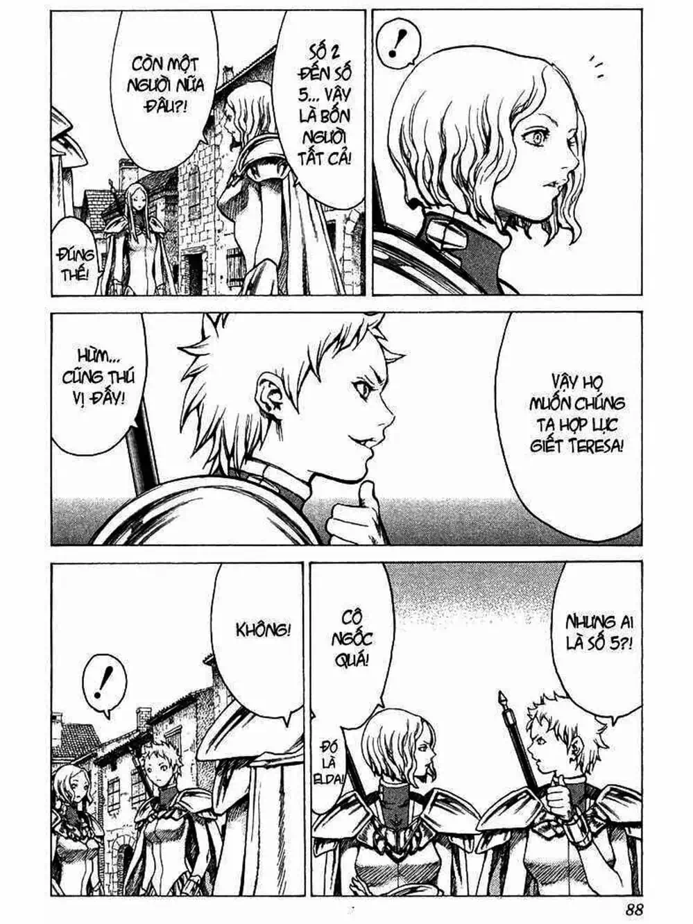 Truyện Tranh Claymore Mắt Bạc trang 4