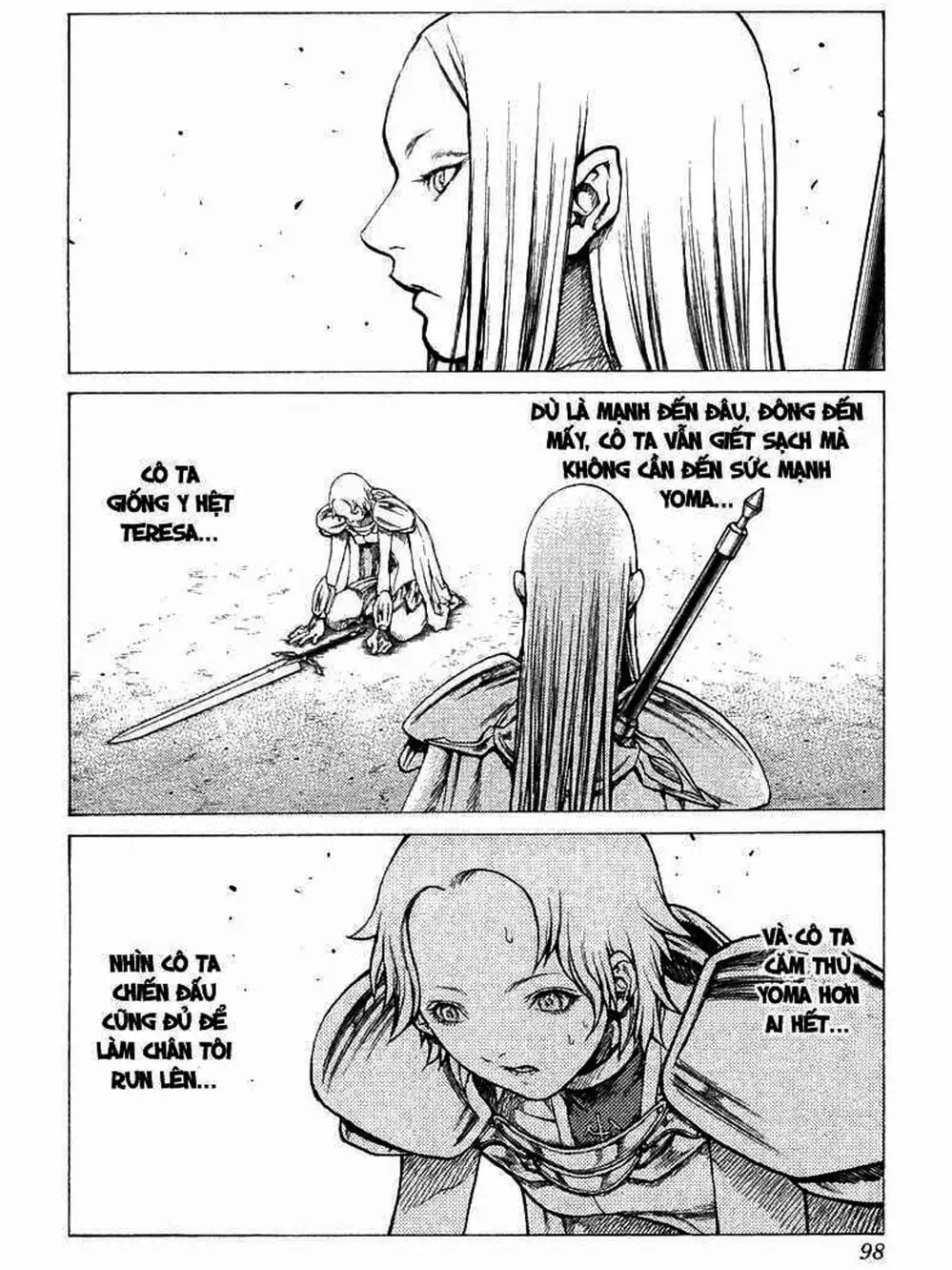 Truyện Tranh Claymore Mắt Bạc trang 4
