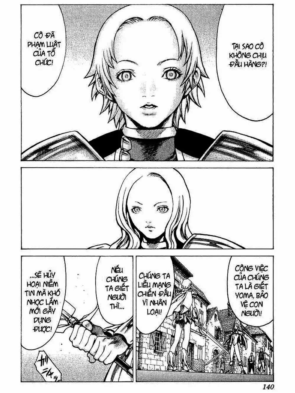 Truyện Tranh Claymore Mắt Bạc trang 4