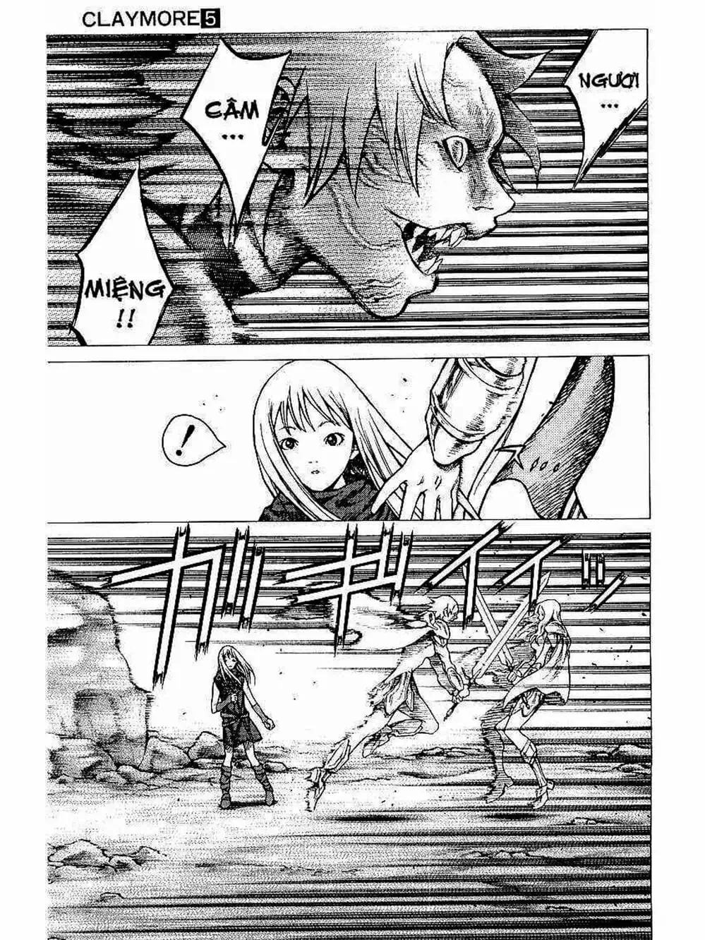 Truyện Tranh Claymore Mắt Bạc trang 4