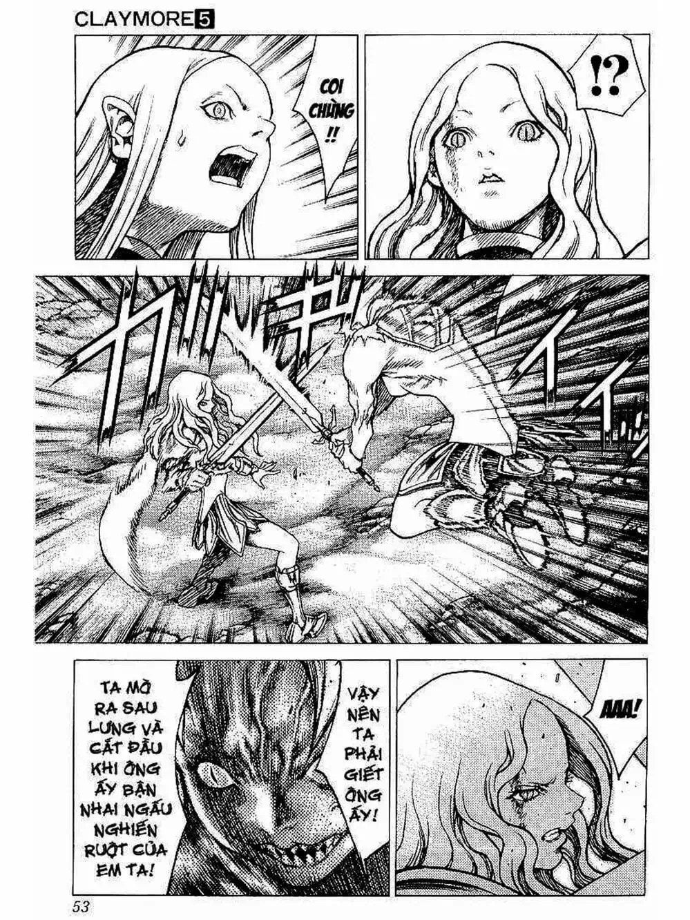 Truyện Tranh Claymore Mắt Bạc trang 4