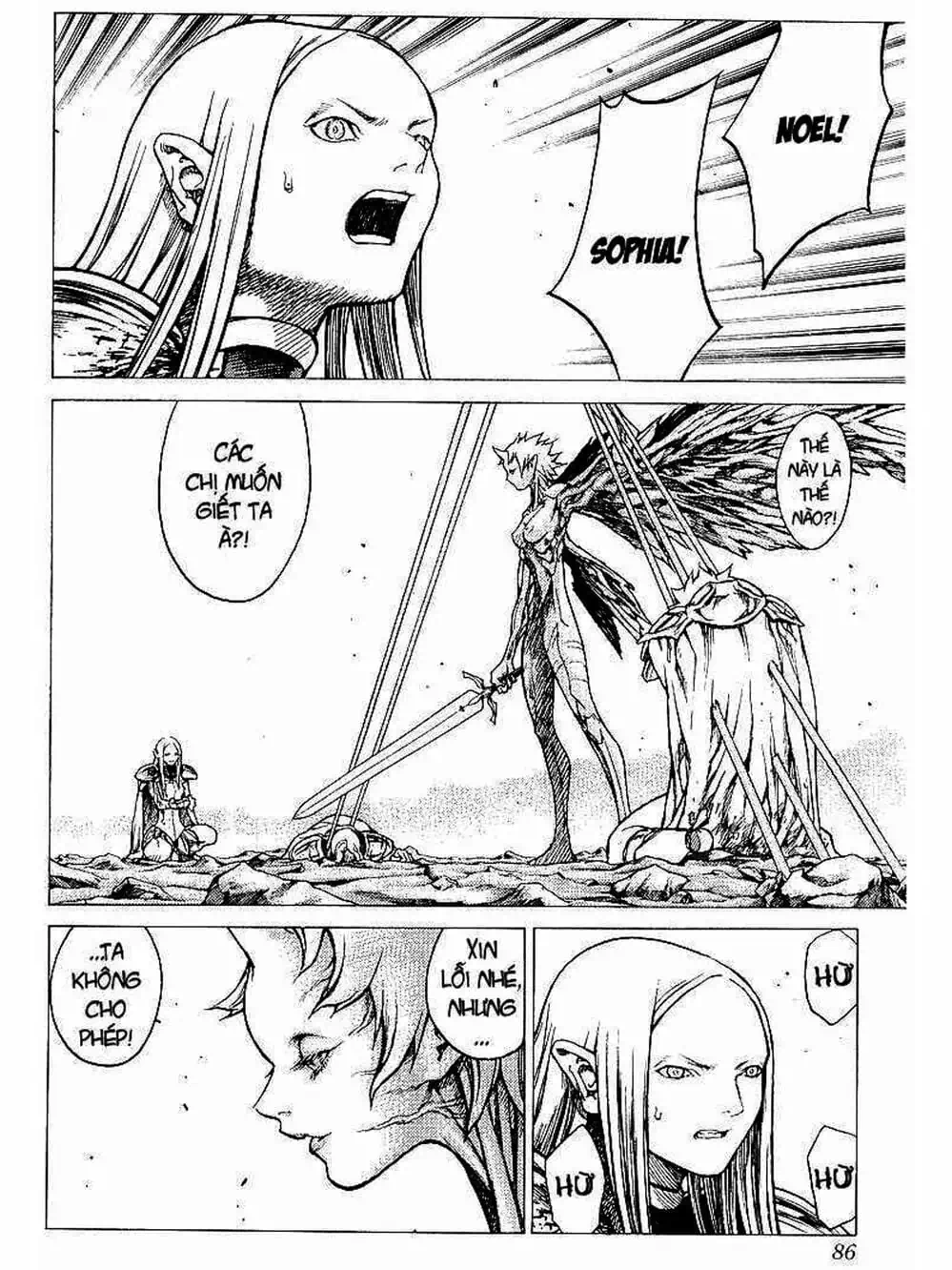 Truyện Tranh Claymore Mắt Bạc trang 4