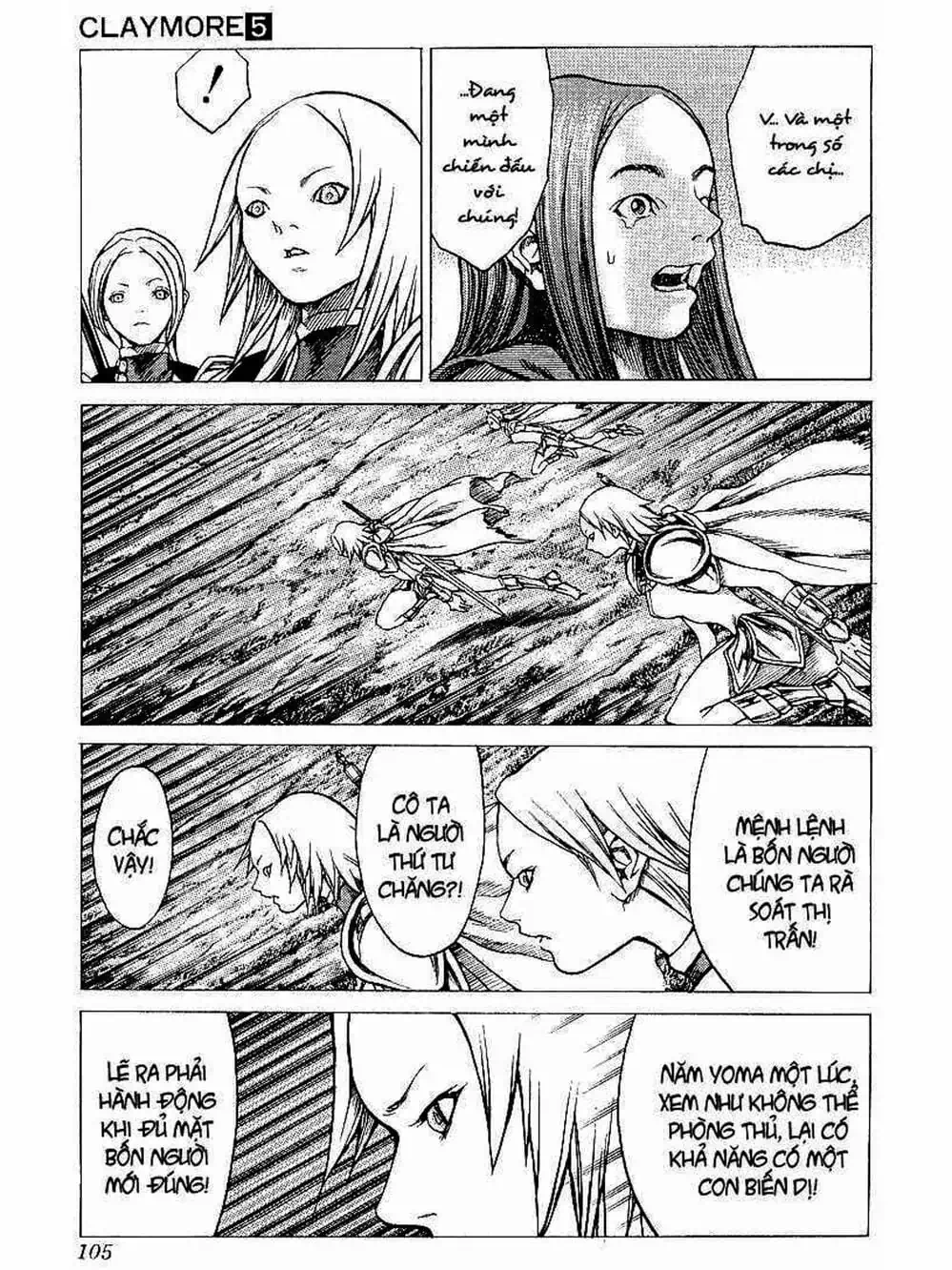 Truyện Tranh Claymore Mắt Bạc trang 4