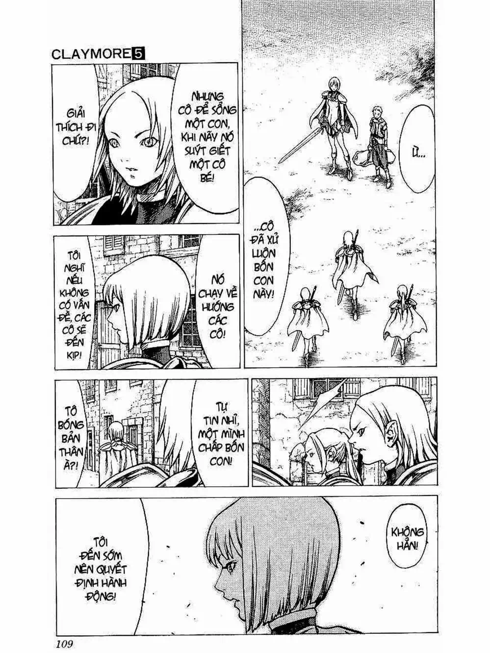 Truyện Tranh Claymore Mắt Bạc trang 4