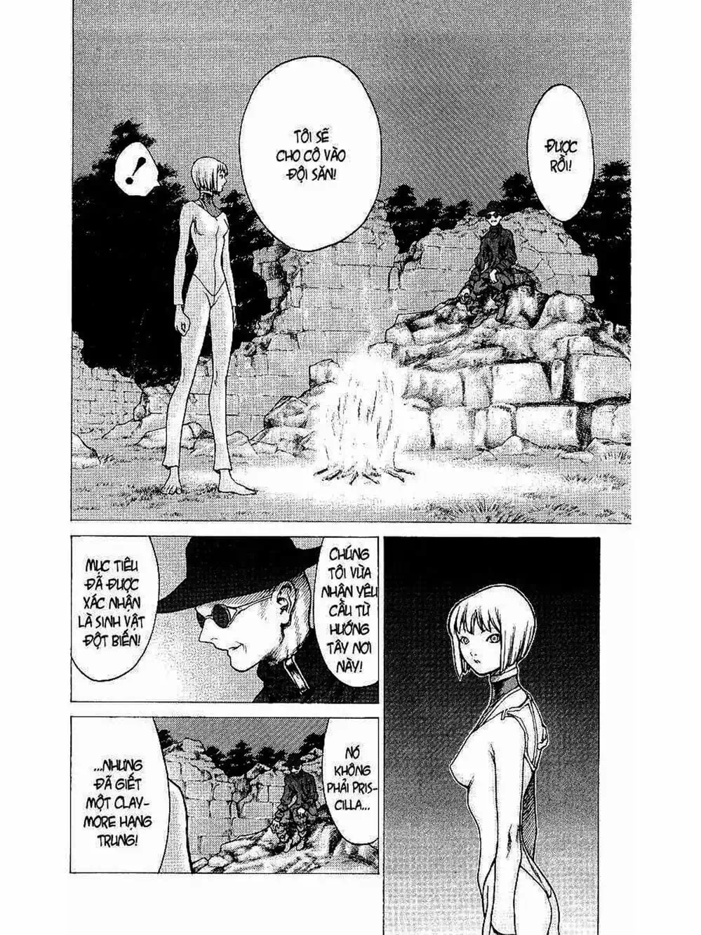 Truyện Tranh Claymore Mắt Bạc trang 4