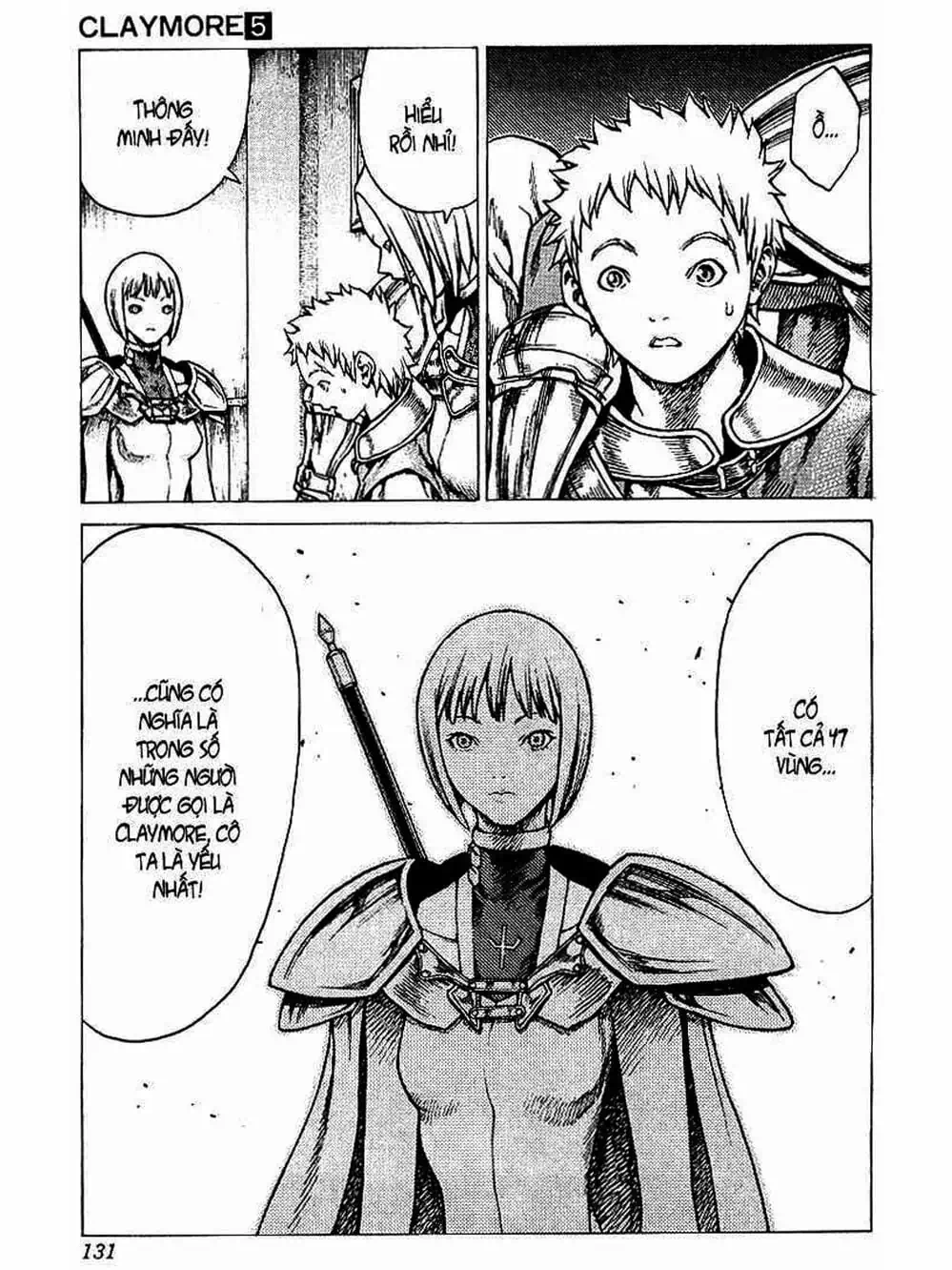 Truyện Tranh Claymore Mắt Bạc trang 4