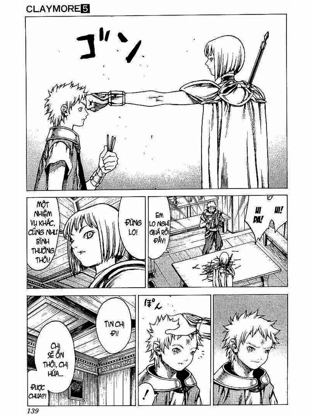 Truyện Tranh Claymore Mắt Bạc trang 4