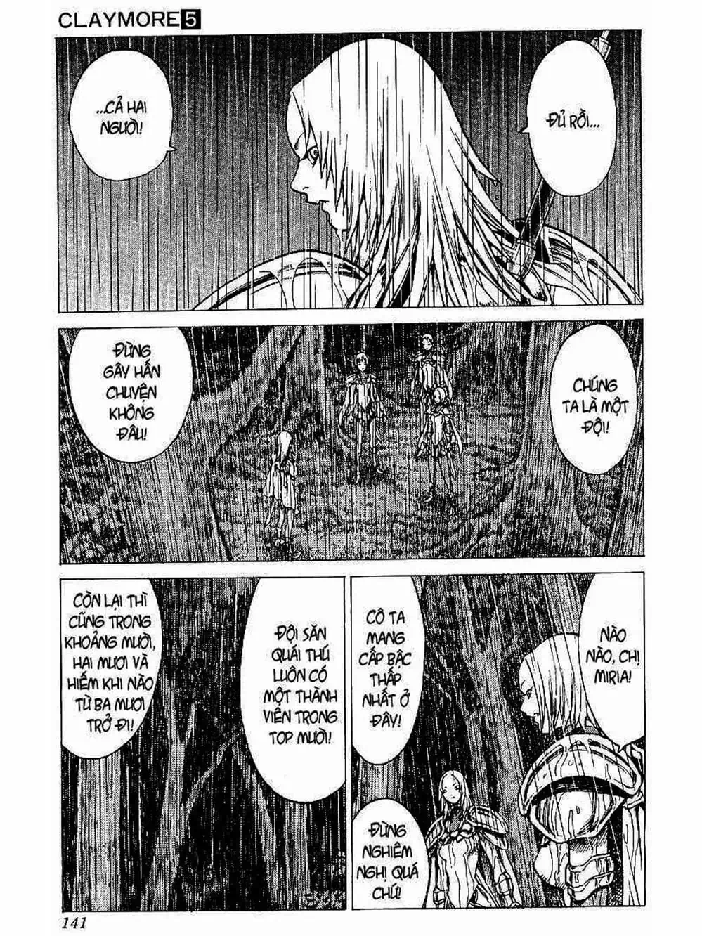 Truyện Tranh Claymore Mắt Bạc trang 4