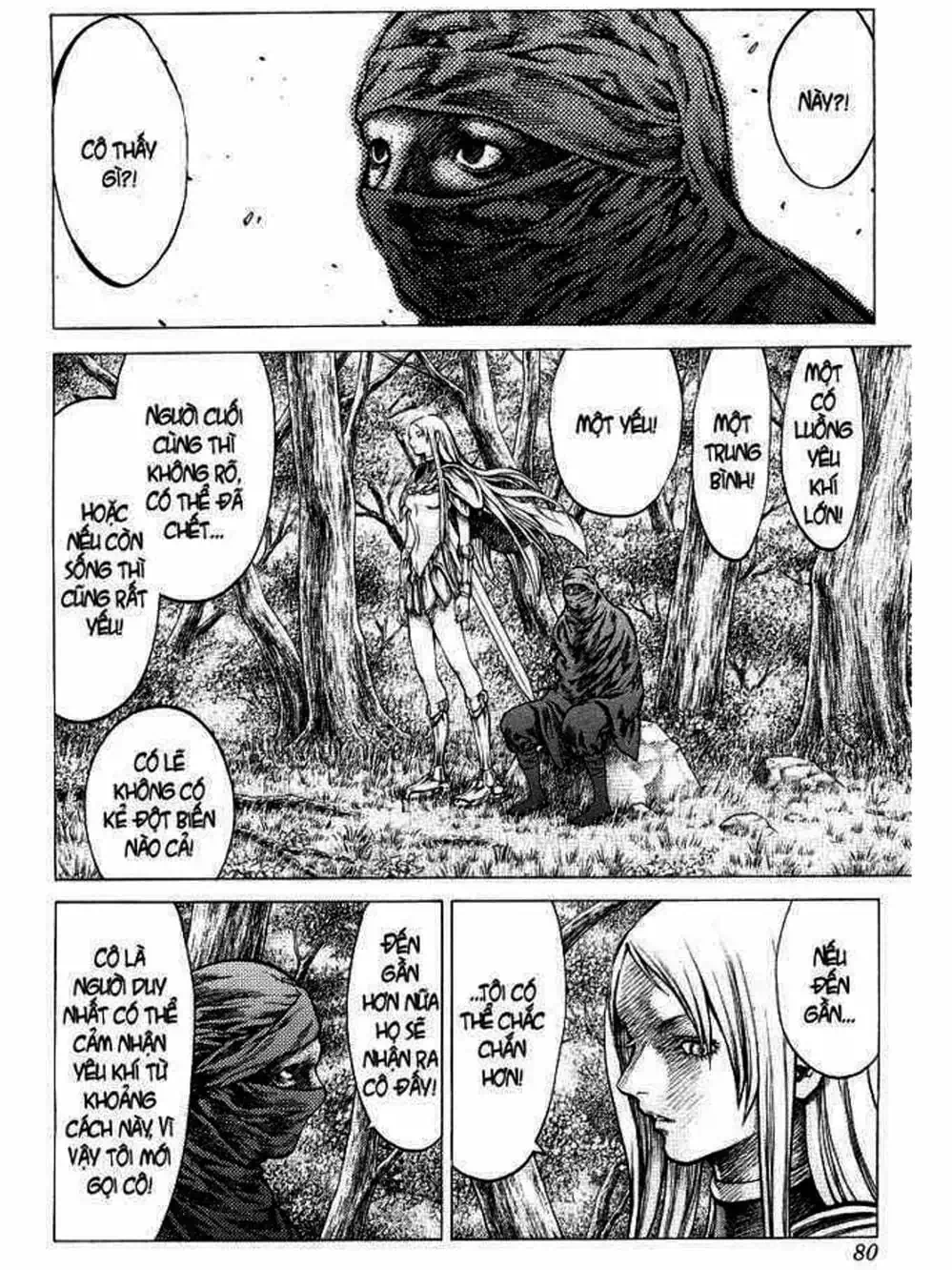 Truyện Tranh Claymore Mắt Bạc trang 4