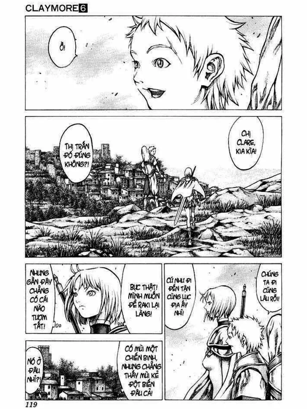 Truyện Tranh Claymore Mắt Bạc trang 4