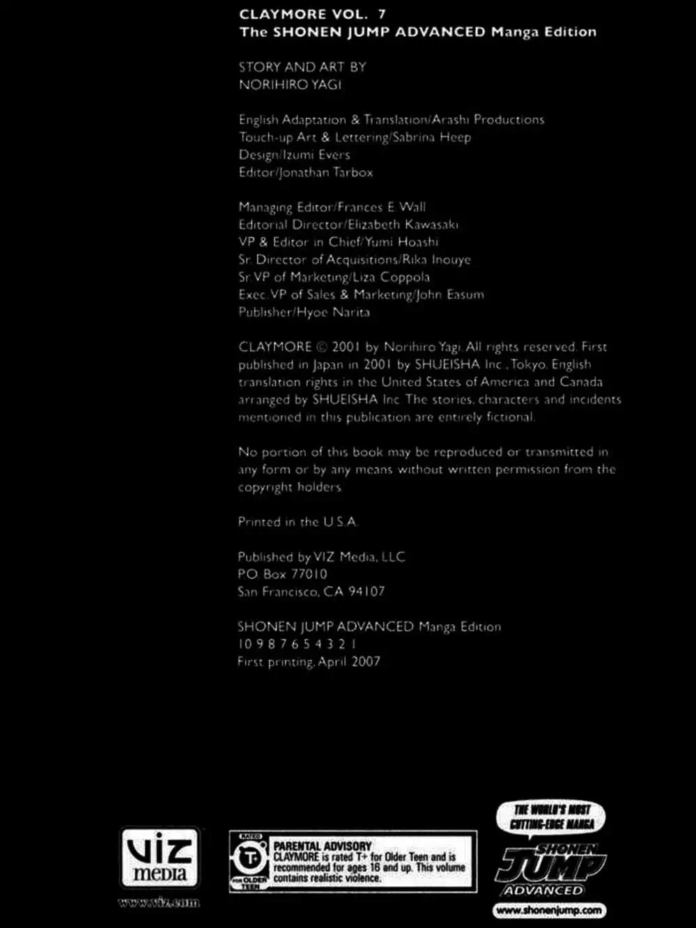 Truyện Tranh Claymore Mắt Bạc trang 4