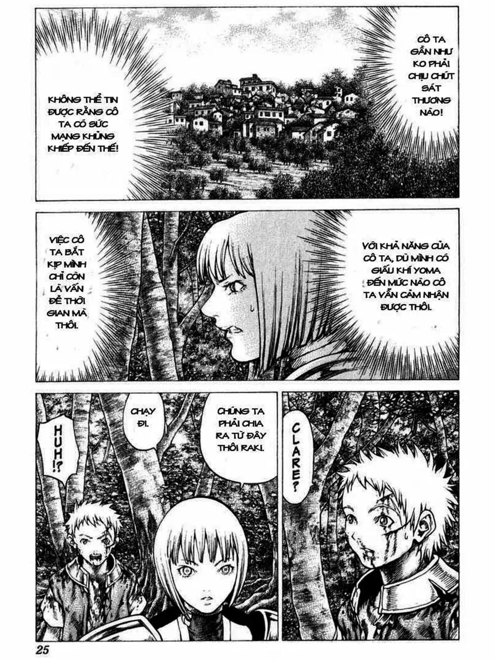 Truyện Tranh Claymore Mắt Bạc trang 4