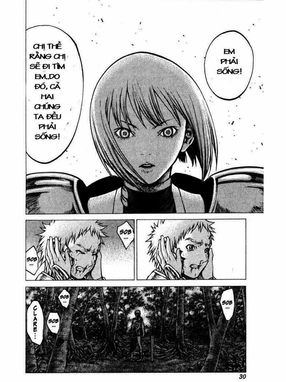 Truyện Tranh Claymore Mắt Bạc trang 4