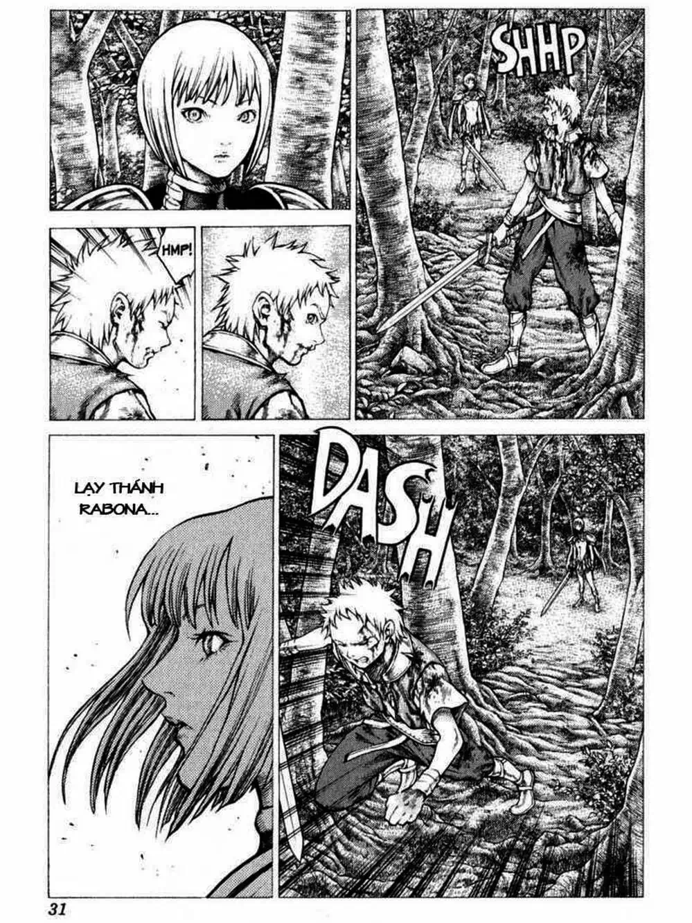 Truyện Tranh Claymore Mắt Bạc trang 4