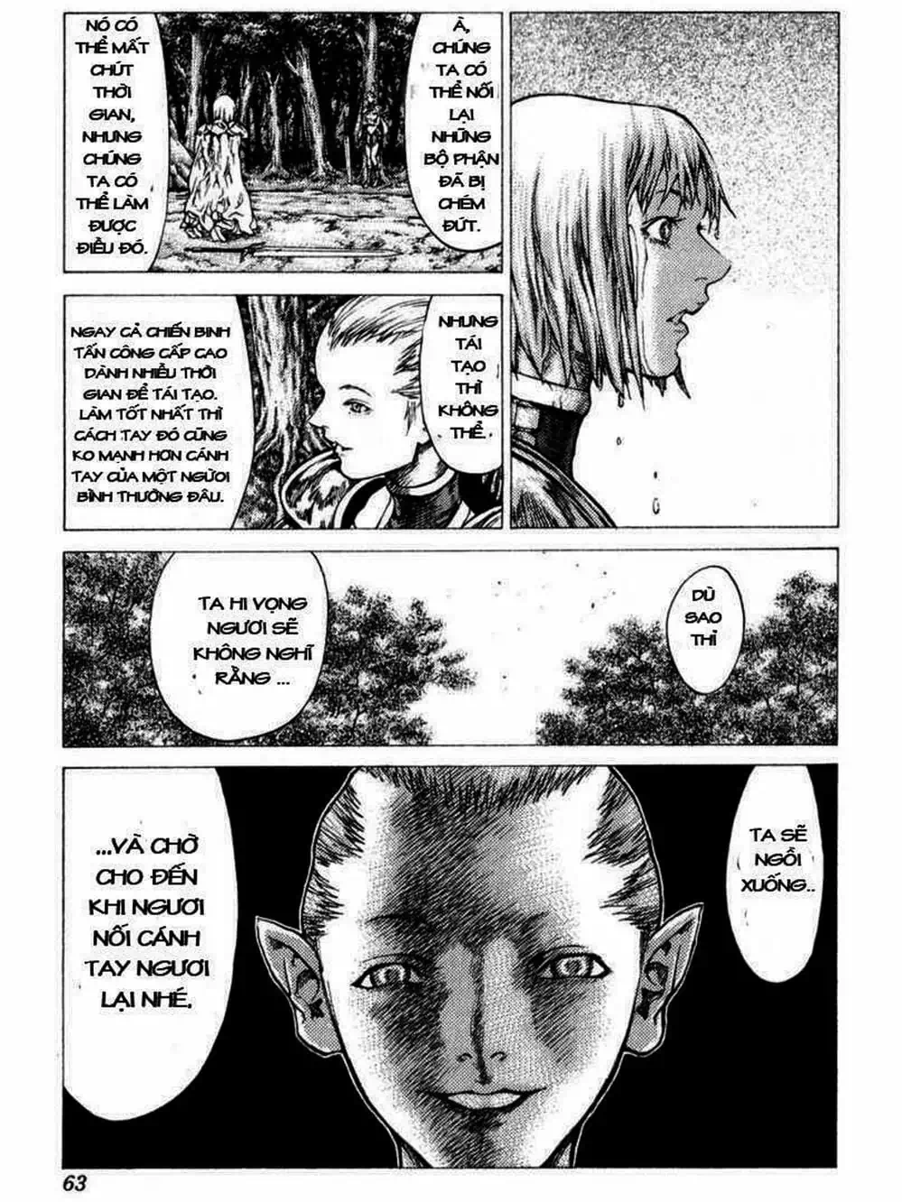 Truyện Tranh Claymore Mắt Bạc trang 4