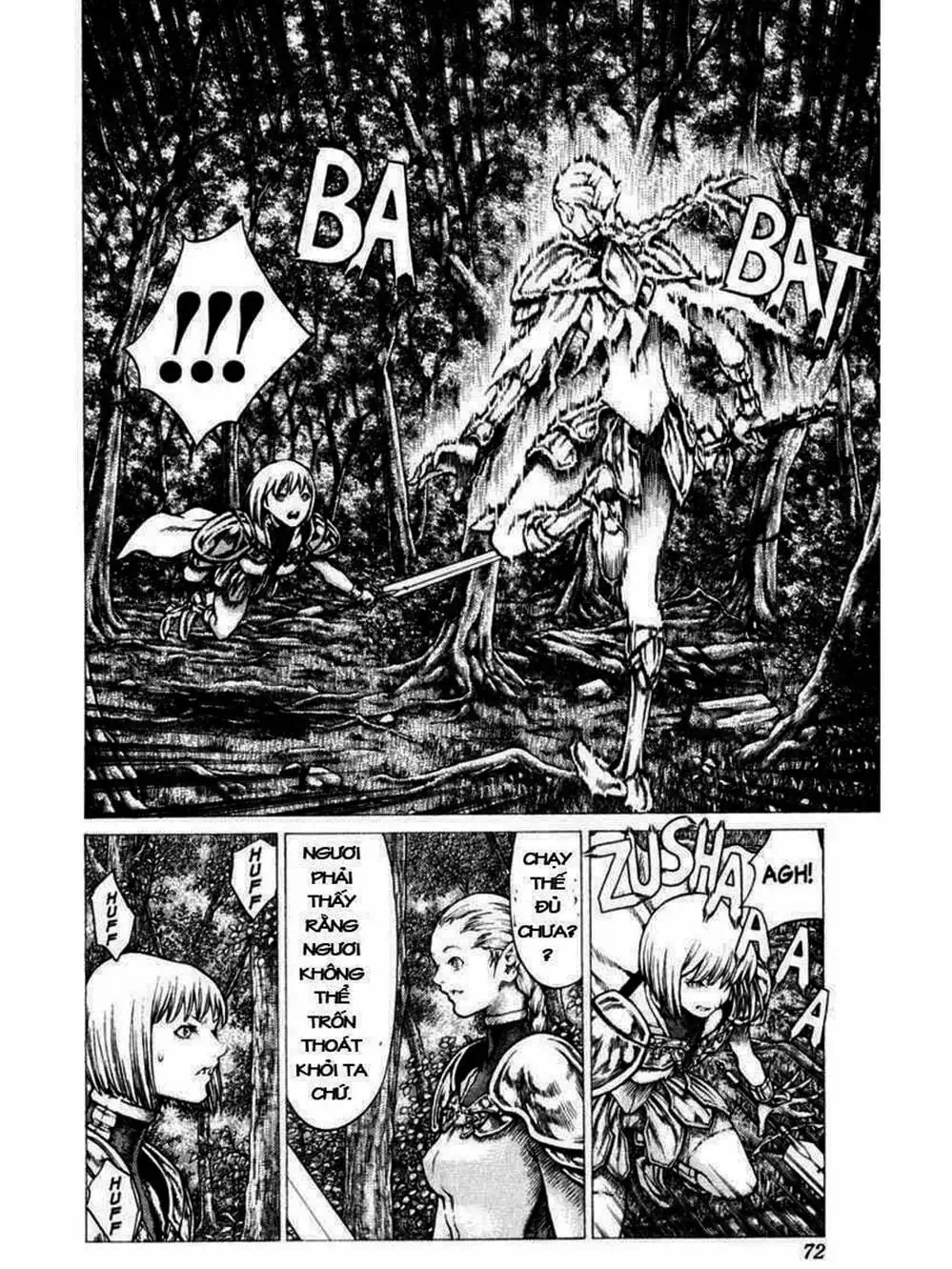 Truyện Tranh Claymore Mắt Bạc trang 4