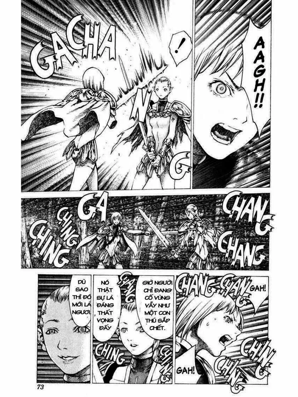 Truyện Tranh Claymore Mắt Bạc trang 4