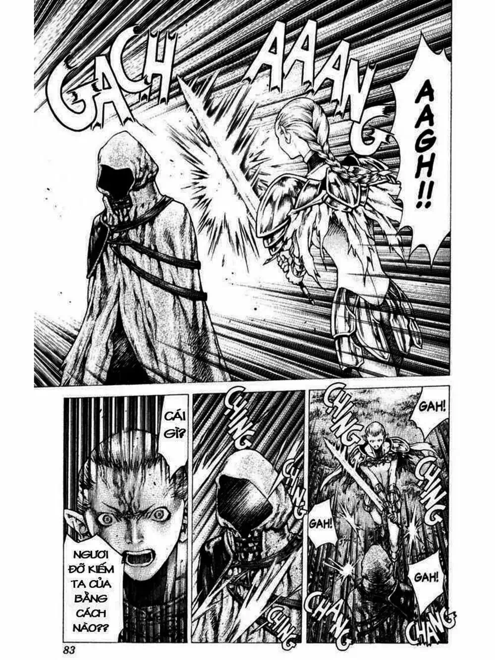 Truyện Tranh Claymore Mắt Bạc trang 4