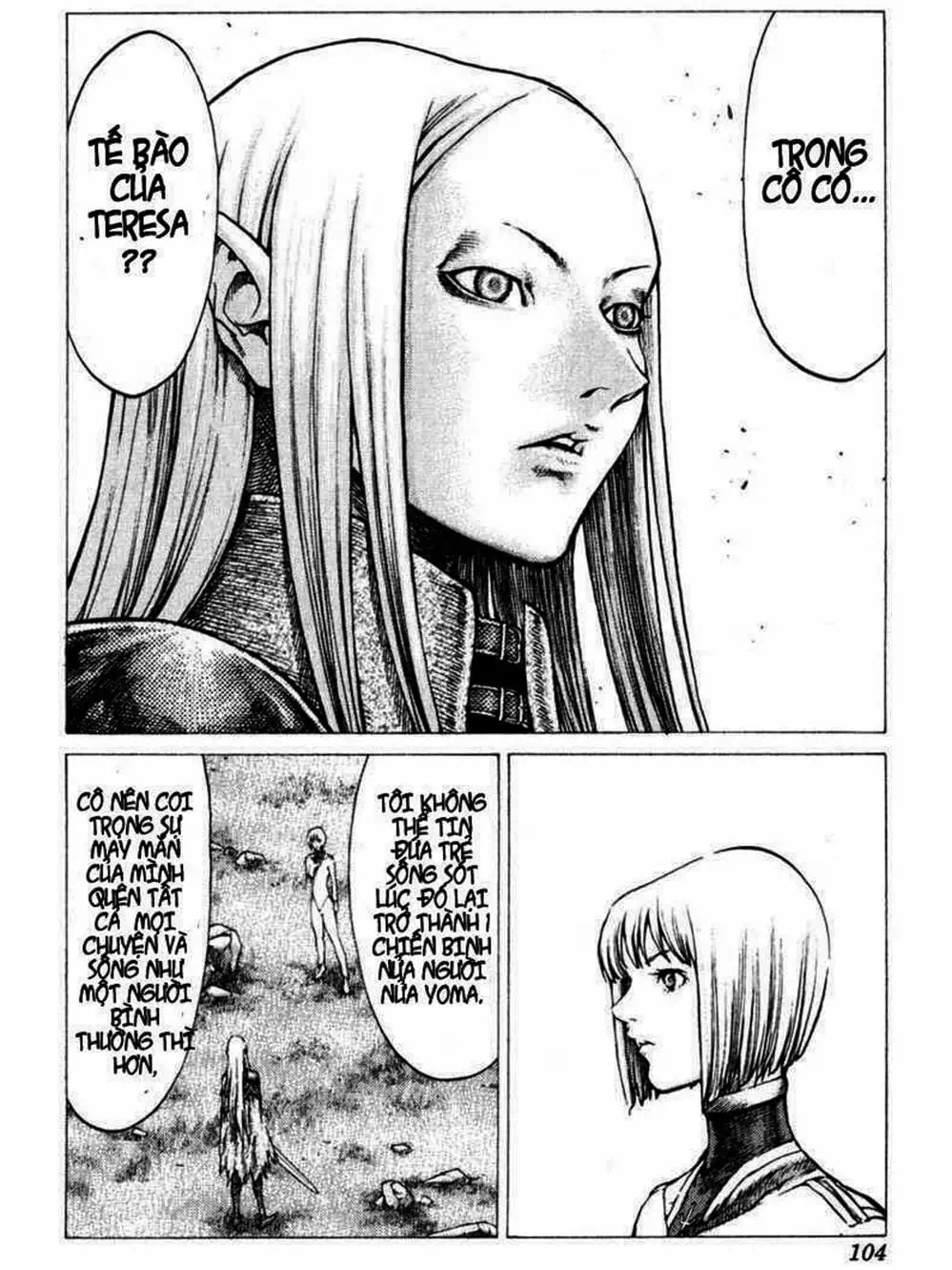 Truyện Tranh Claymore Mắt Bạc trang 4