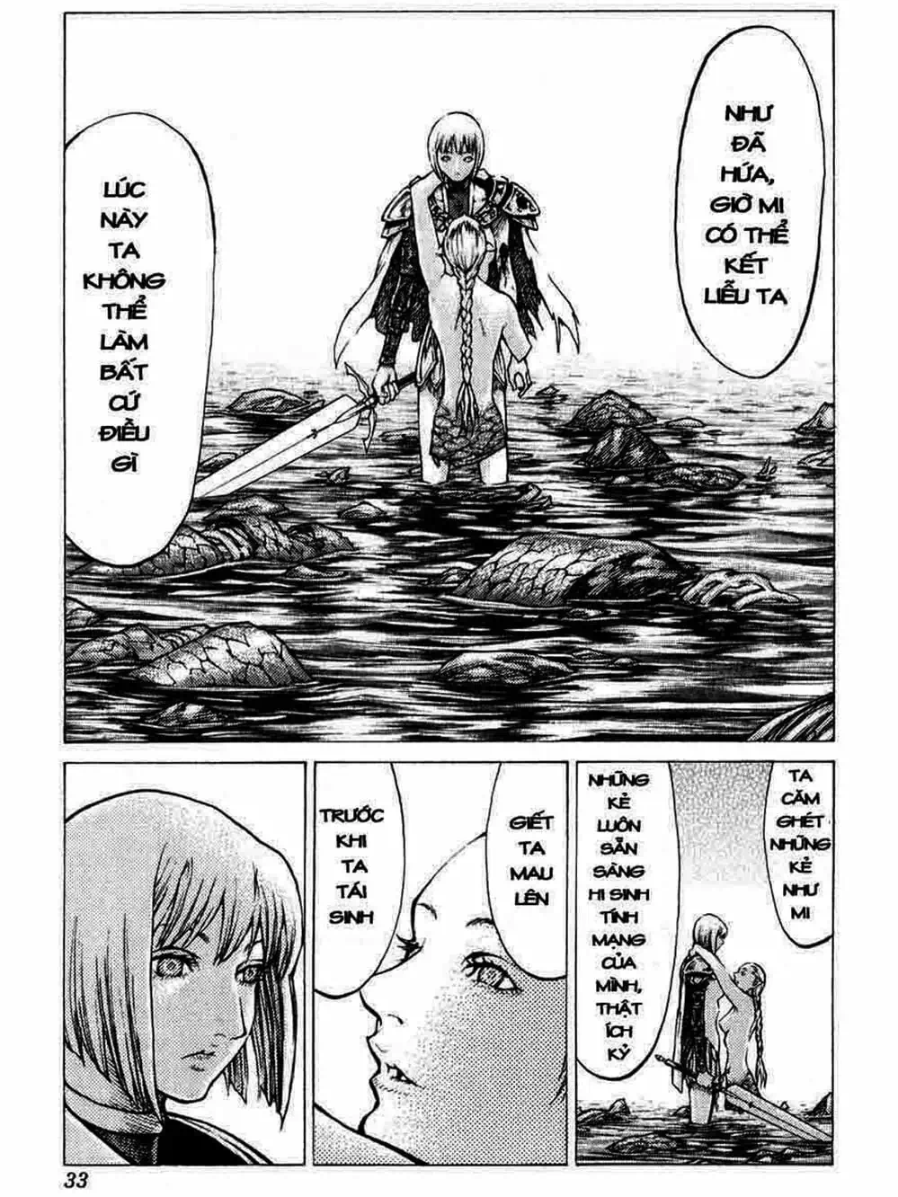 Truyện Tranh Claymore Mắt Bạc trang 4