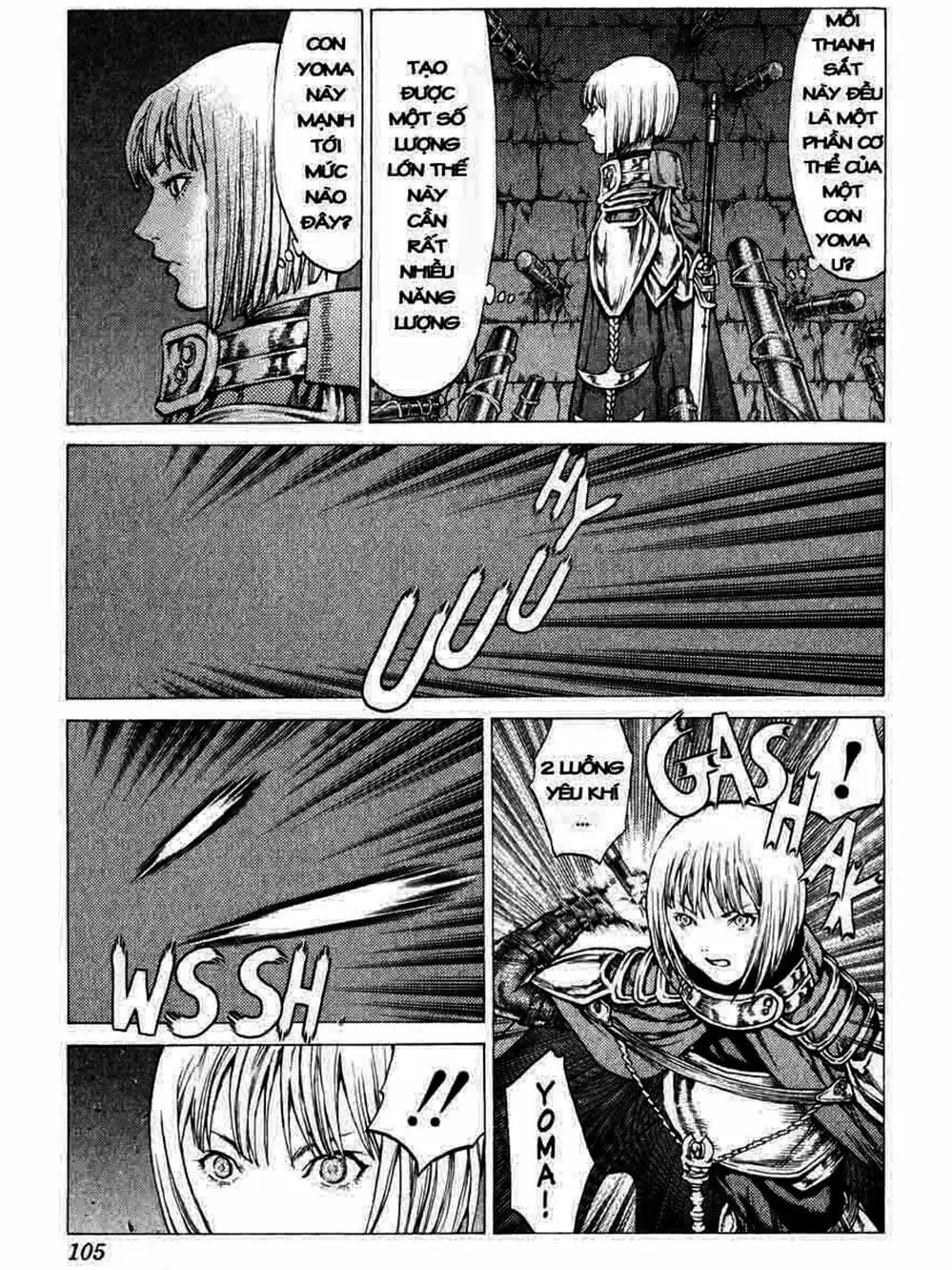 Truyện Tranh Claymore Mắt Bạc trang 4