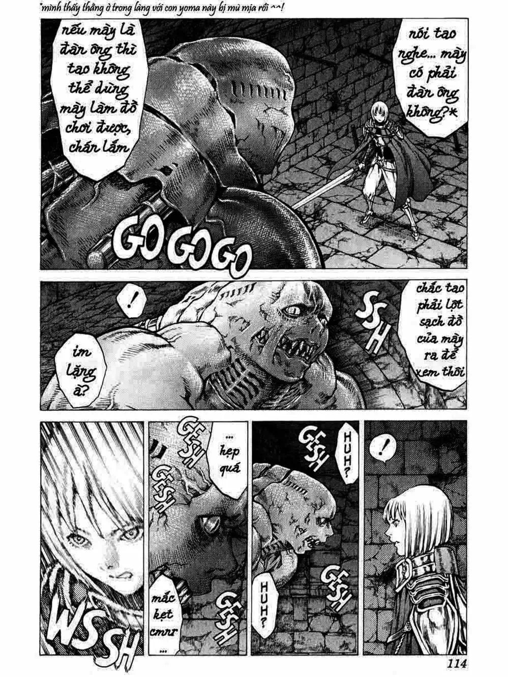 Truyện Tranh Claymore Mắt Bạc trang 4