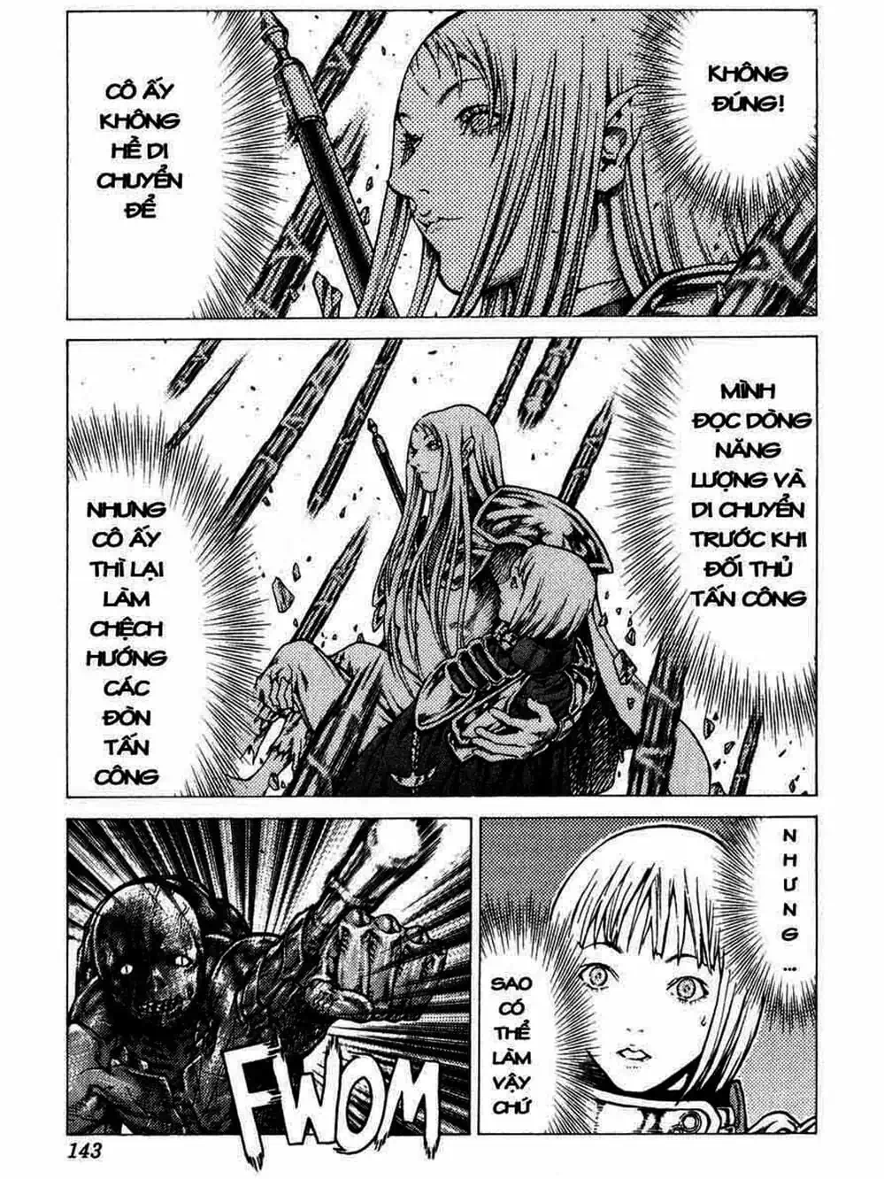 Truyện Tranh Claymore Mắt Bạc trang 4