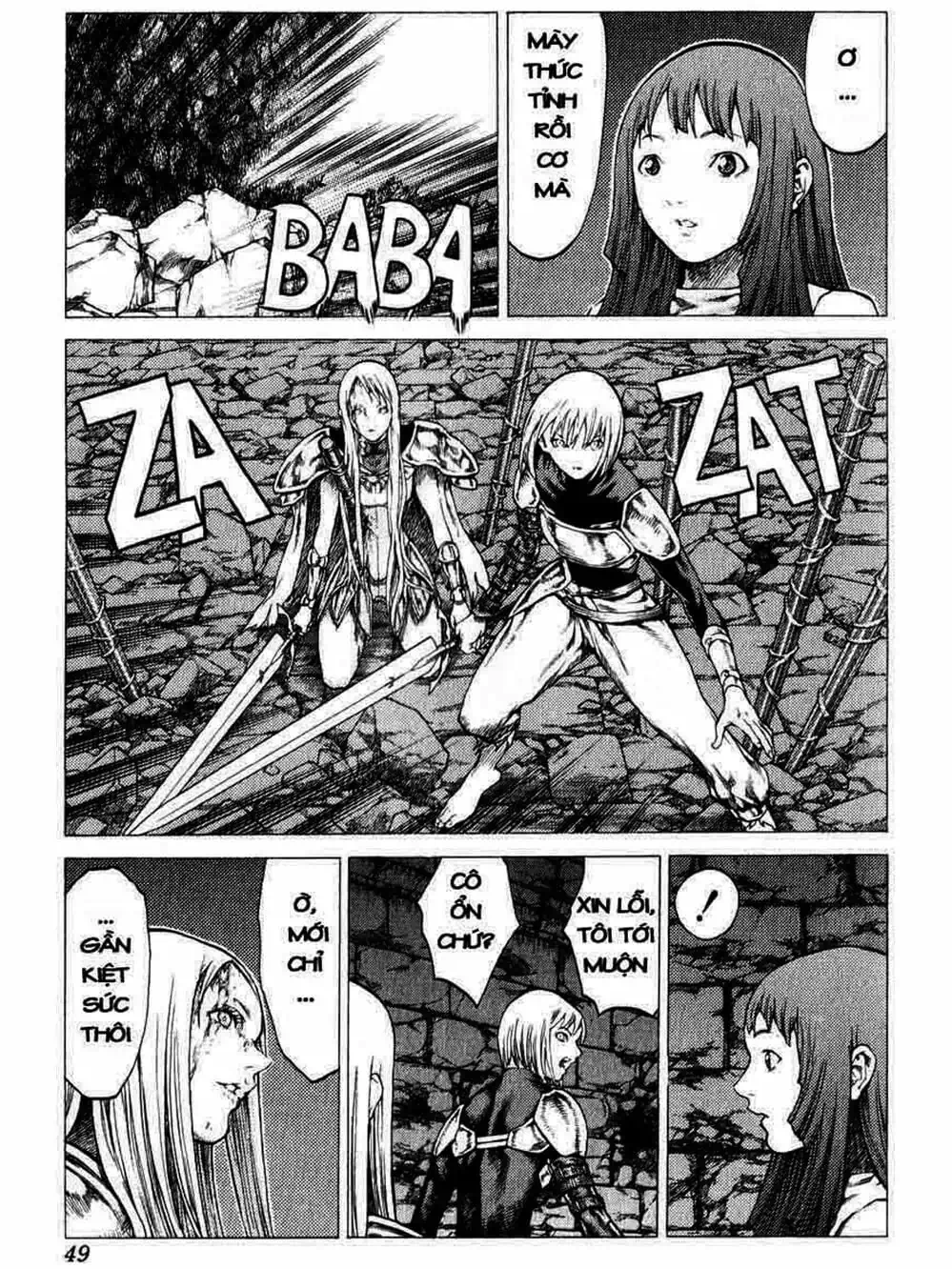Truyện Tranh Claymore Mắt Bạc trang 4