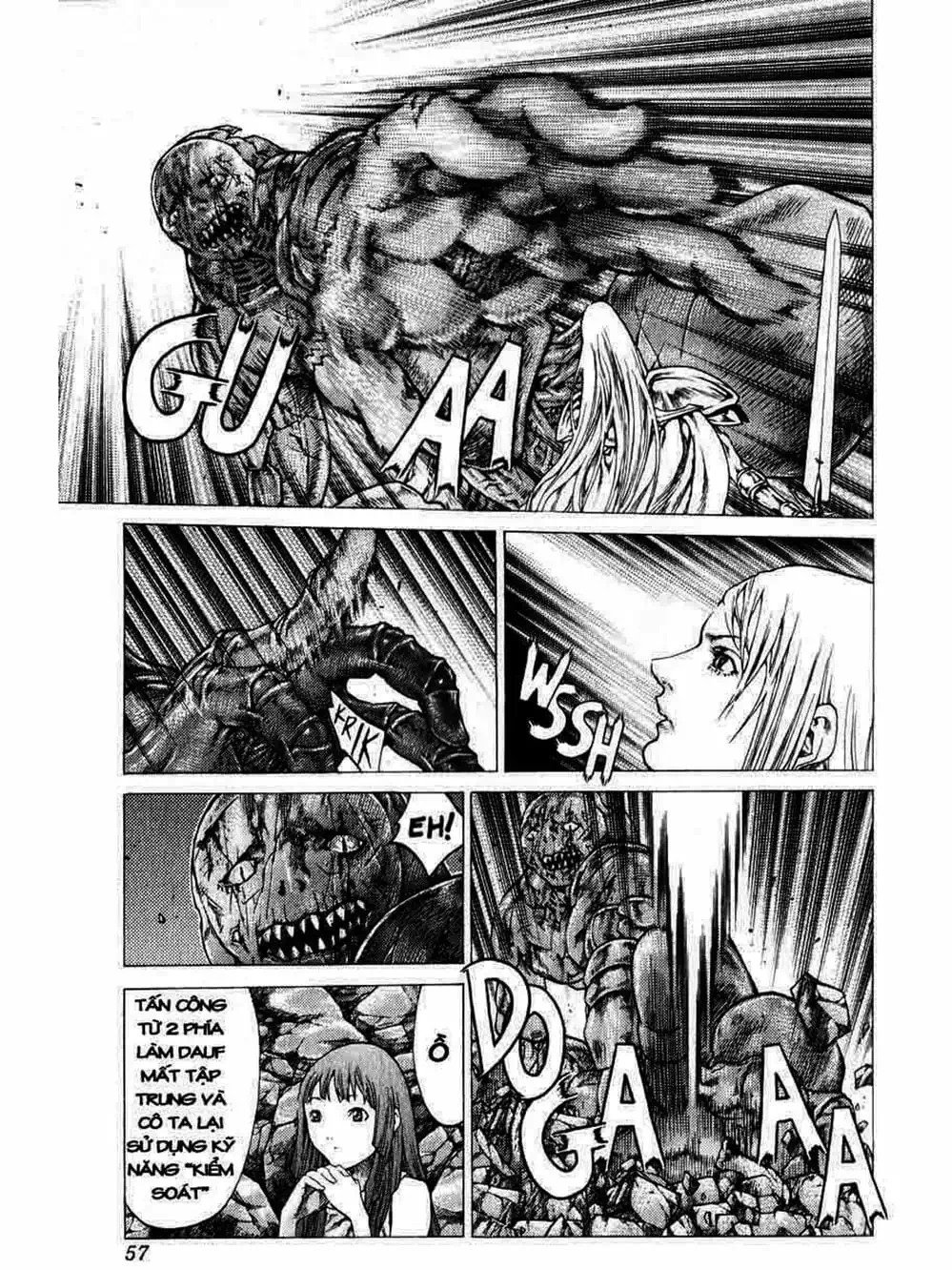 Truyện Tranh Claymore Mắt Bạc trang 4