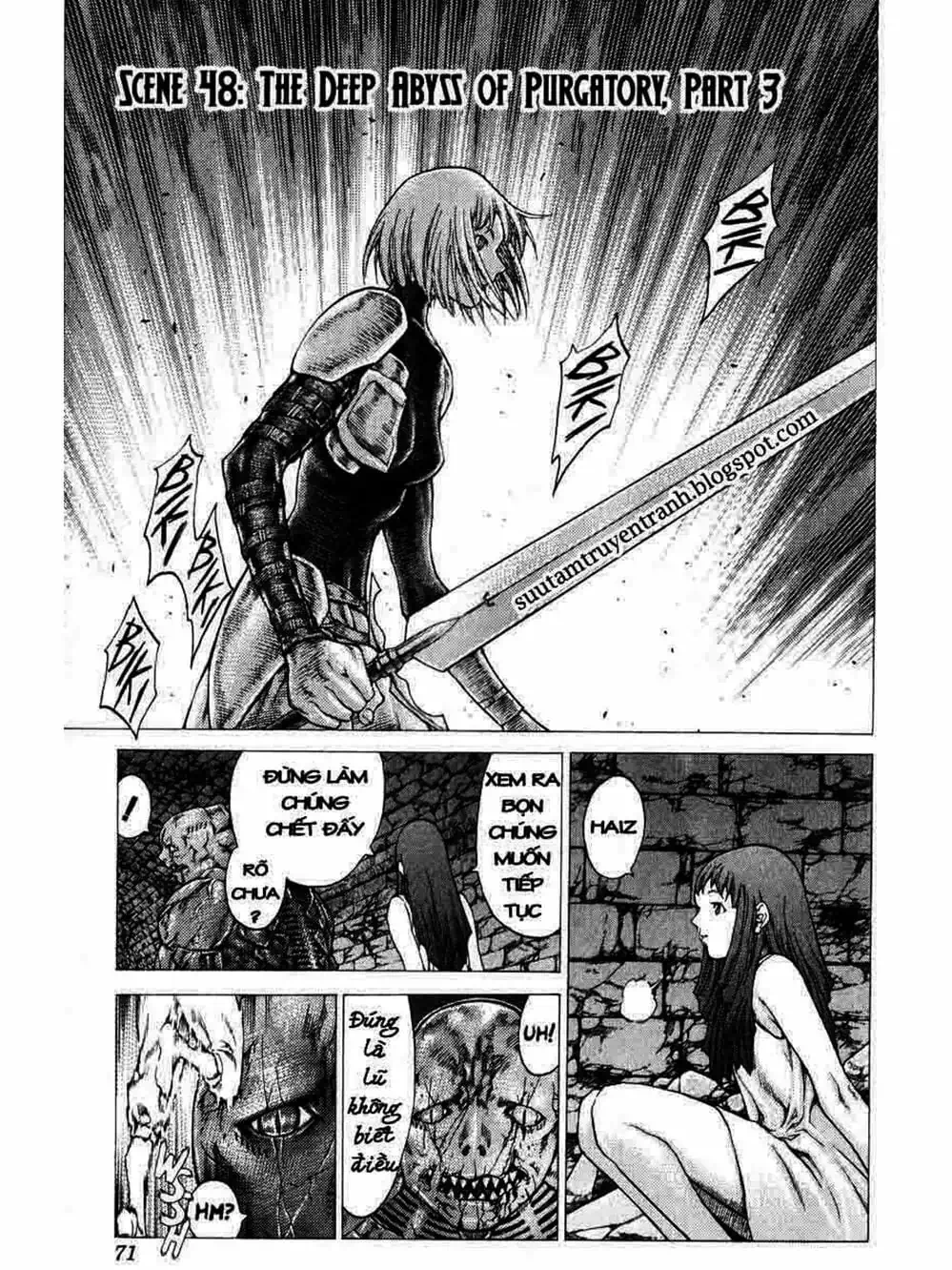 Truyện Tranh Claymore Mắt Bạc trang 4