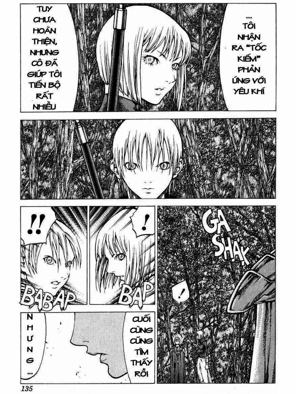 Truyện Tranh Claymore Mắt Bạc trang 4