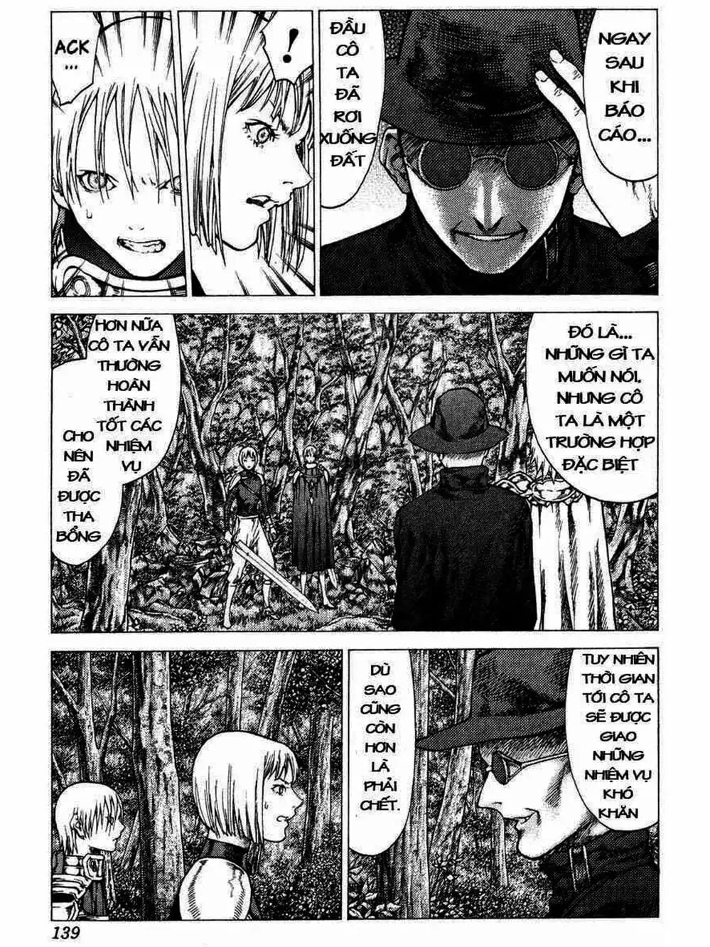 Truyện Tranh Claymore Mắt Bạc trang 4