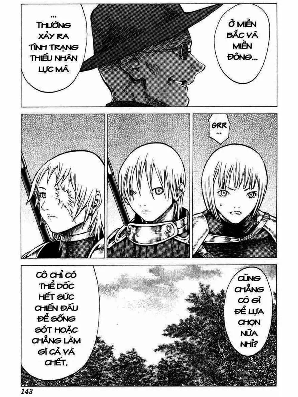 Truyện Tranh Claymore Mắt Bạc trang 4