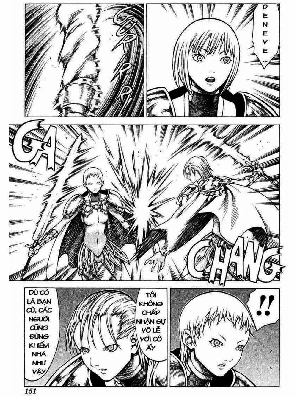 Truyện Tranh Claymore Mắt Bạc trang 4