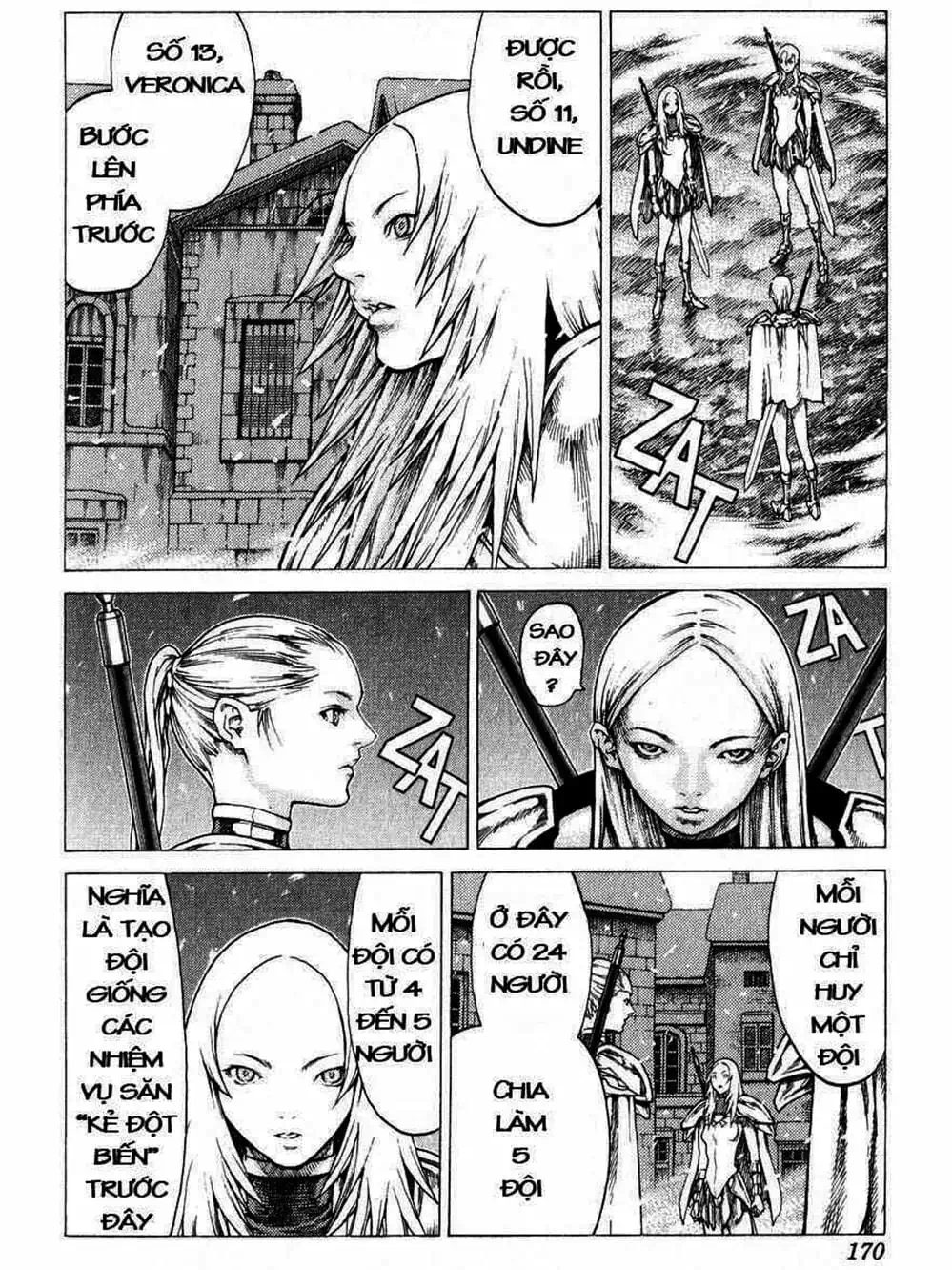 Truyện Tranh Claymore Mắt Bạc trang 4